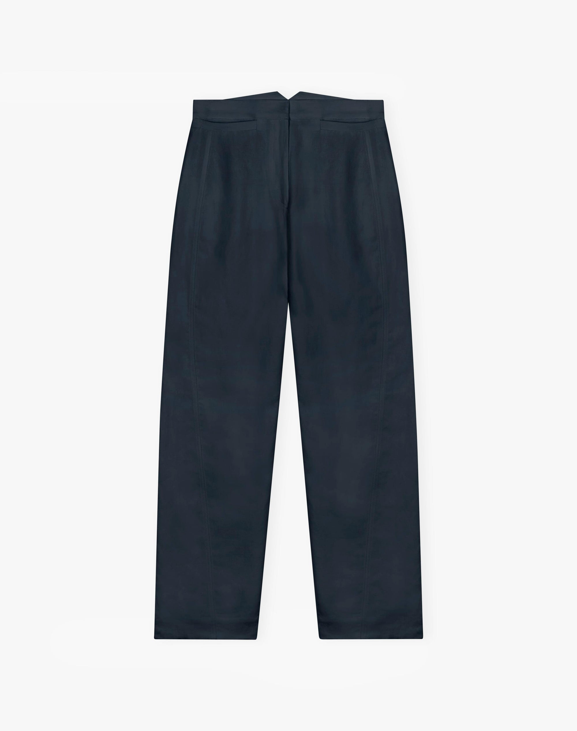 Cotton Linen High Waisted Trousers