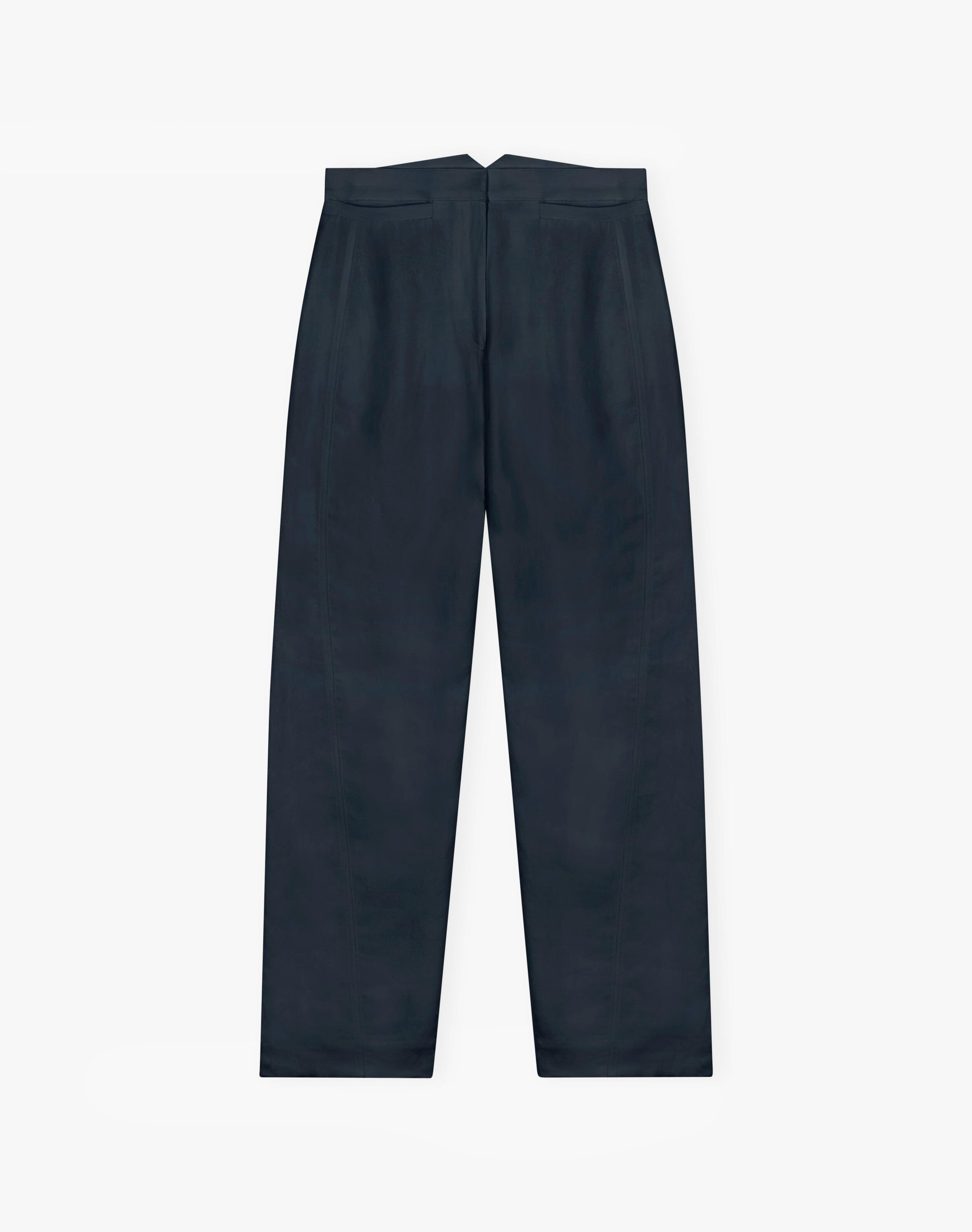 Cotton Linen High Waisted Trousers