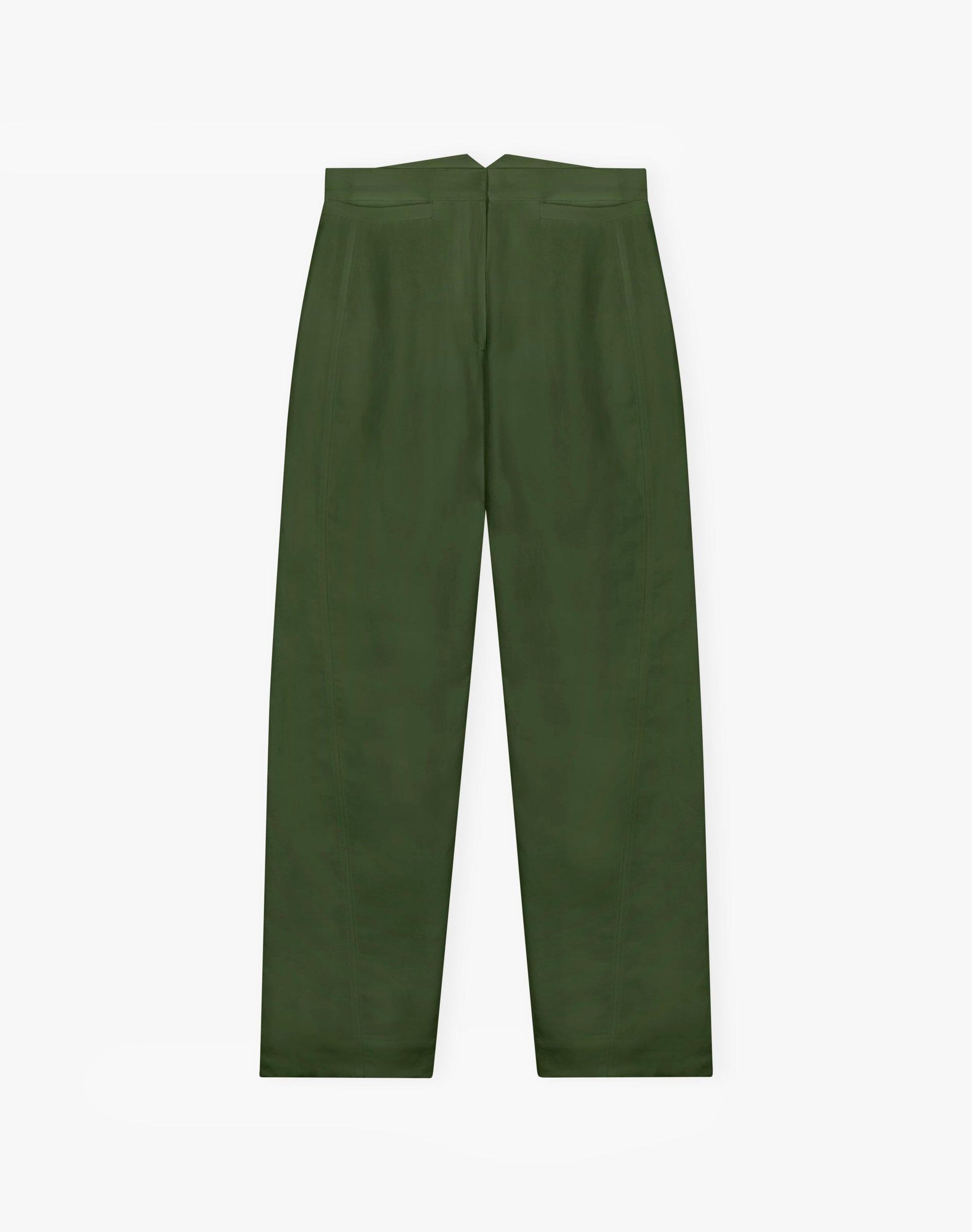 Cotton Linen High Waisted Trousers