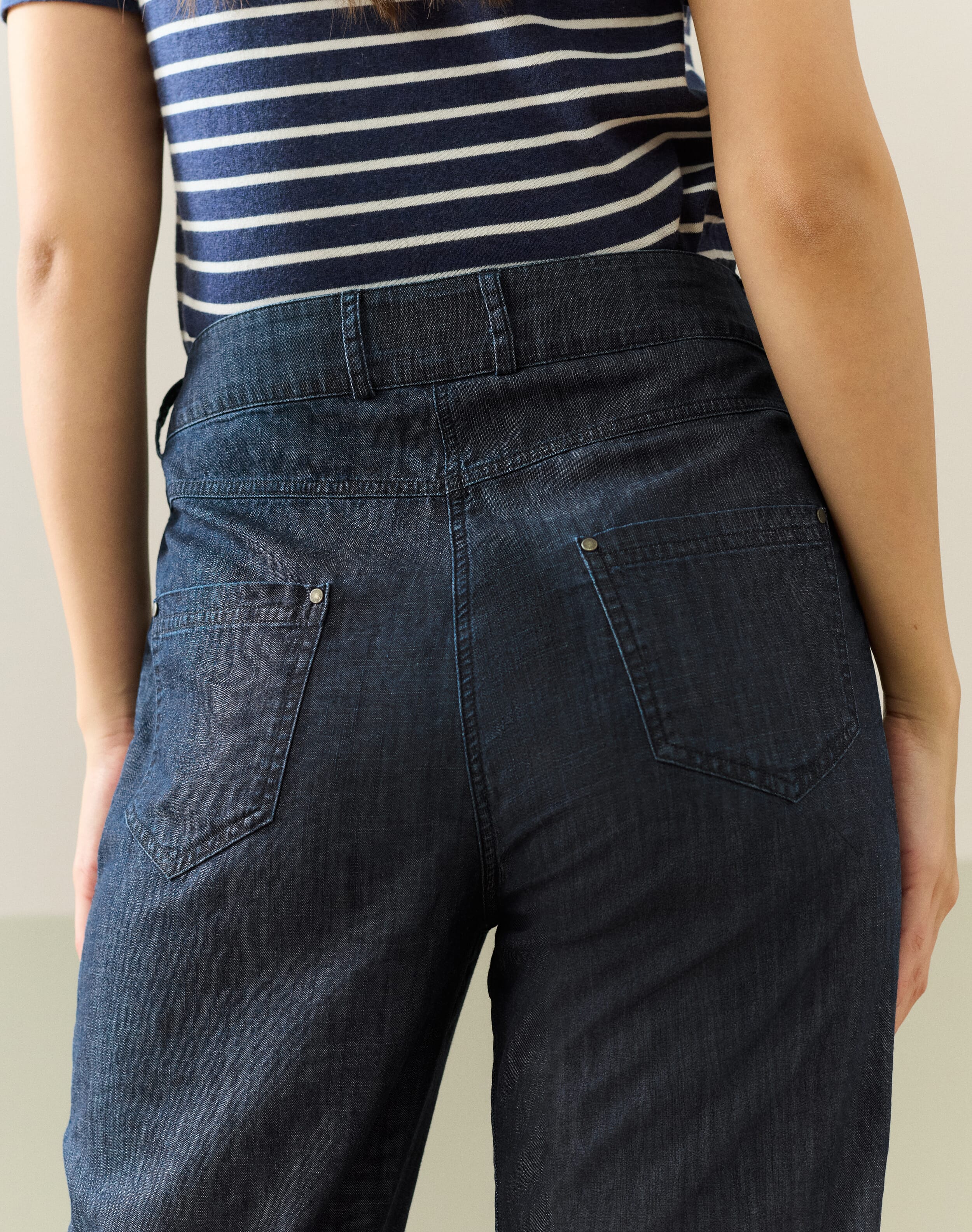 Organic Cotton Wide Leg Trousers