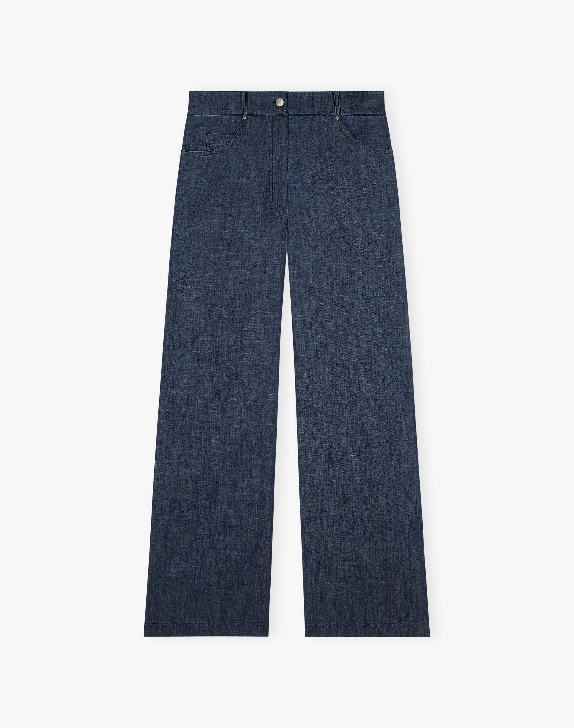 Organic Cotton Wide Leg Trousers