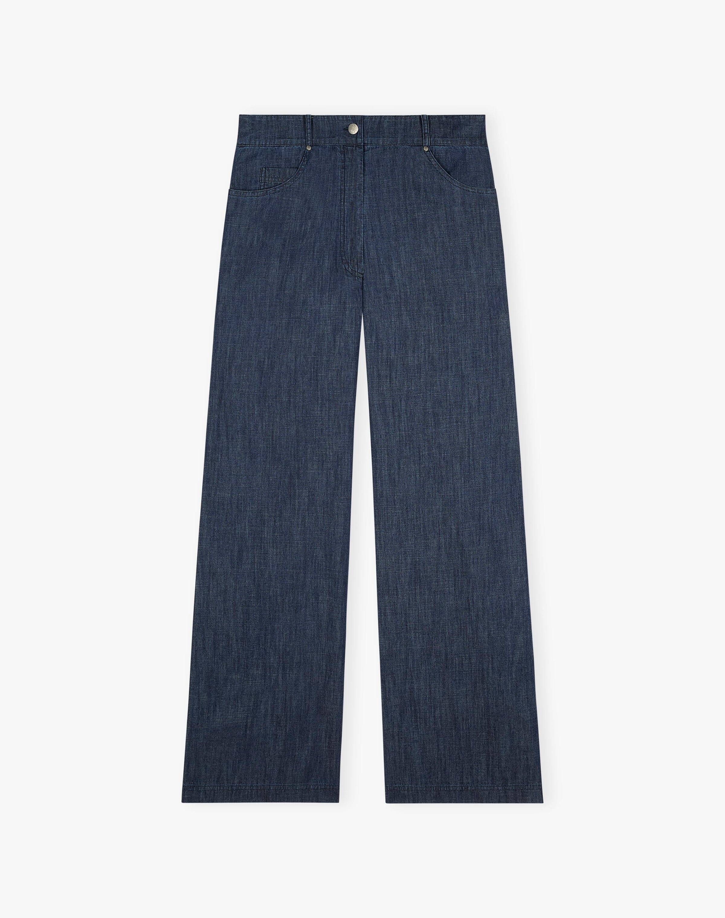 Organic Cotton Wide Leg Trousers