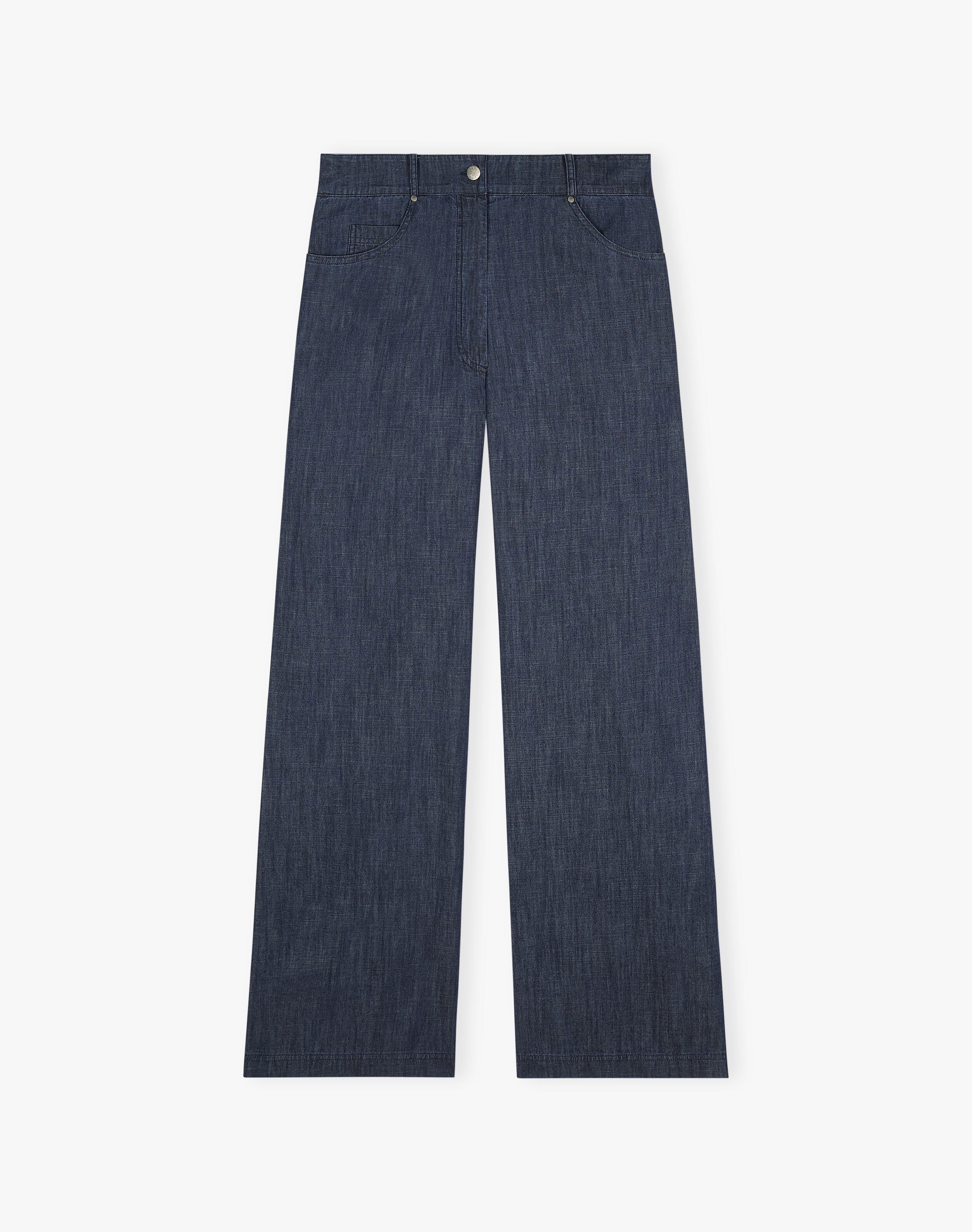 Organic Cotton Wide Leg Trousers