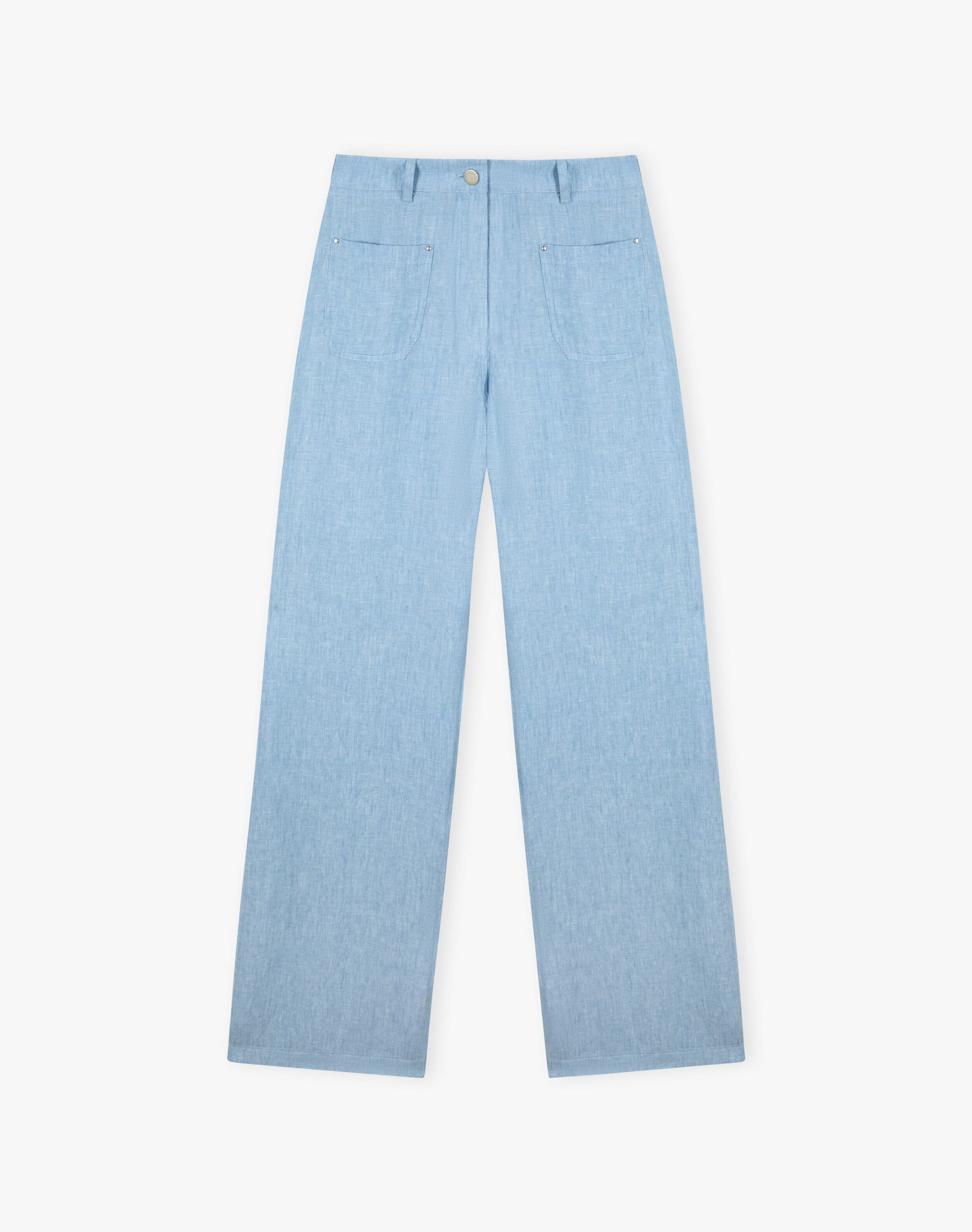 Herringbone Linen Trousers