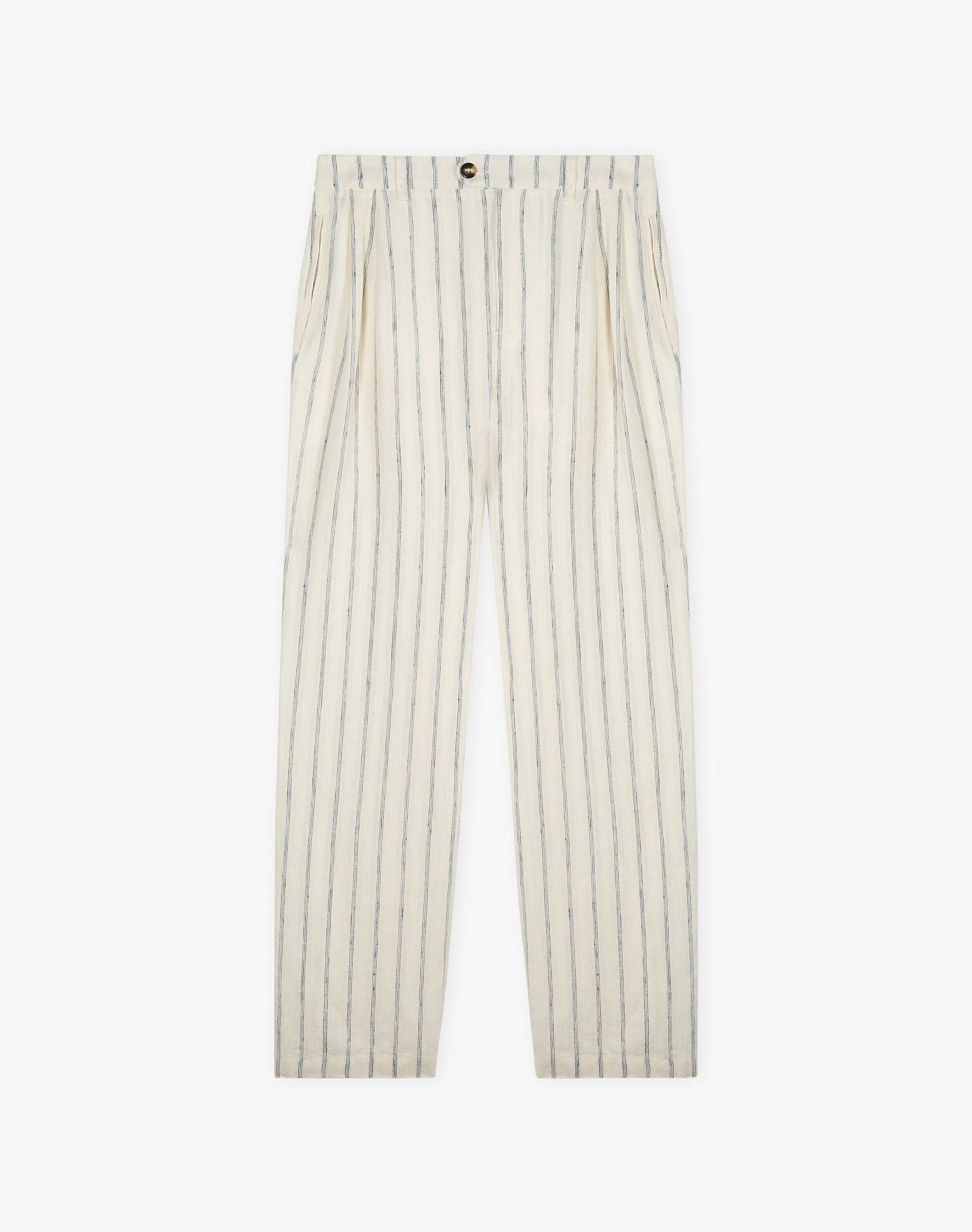Stripe Linen Trousers