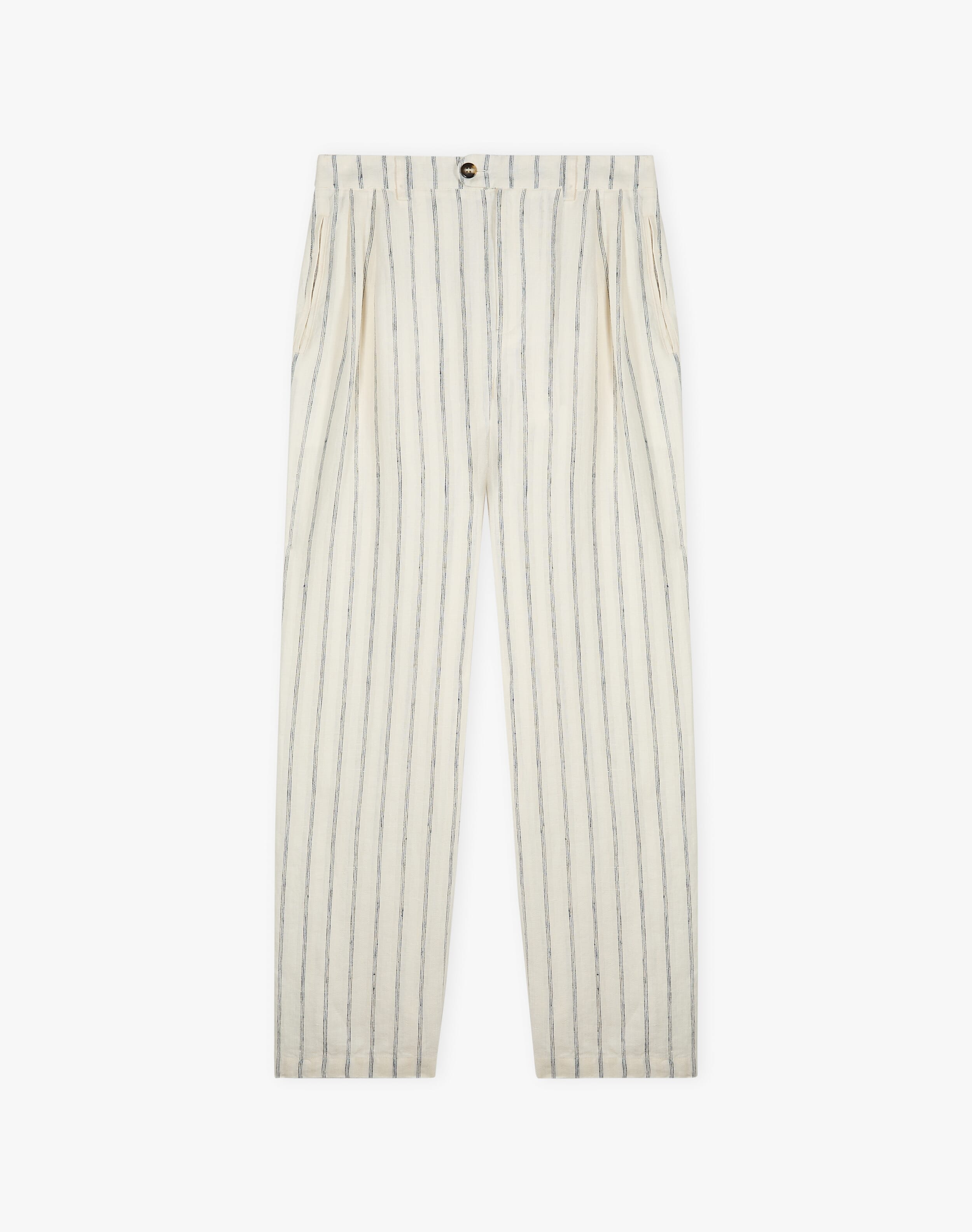 Stripe Linen Trousers