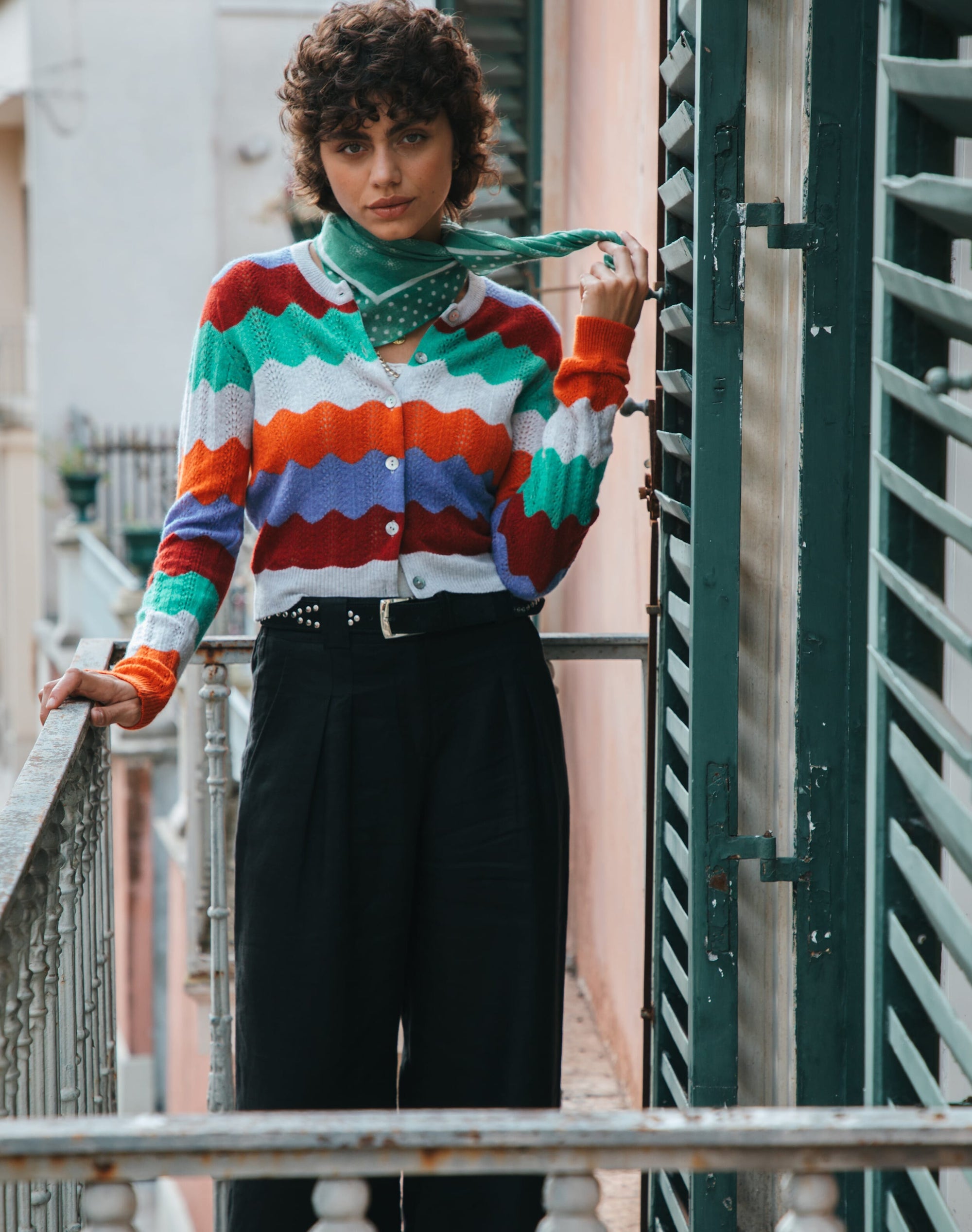 Washed Linen Wide Leg Trousers