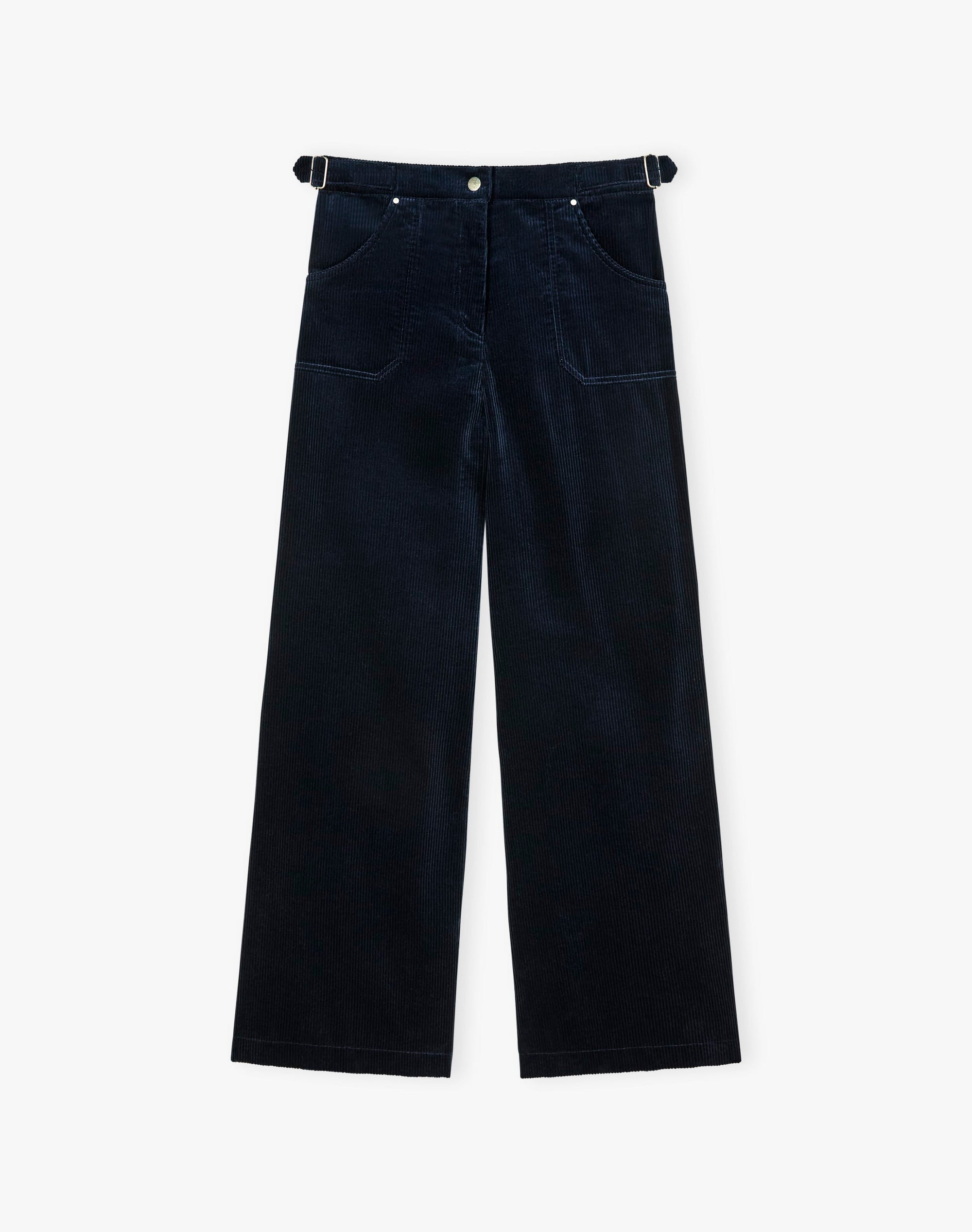 Corduroy Wide Leg Trousers
