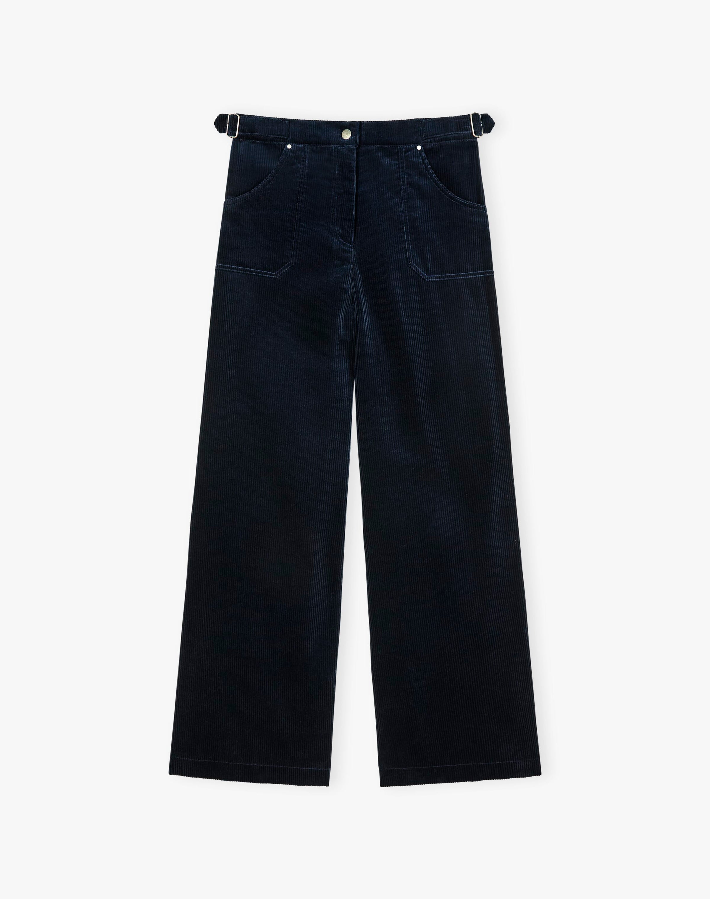 Corduroy Wide Leg Trousers