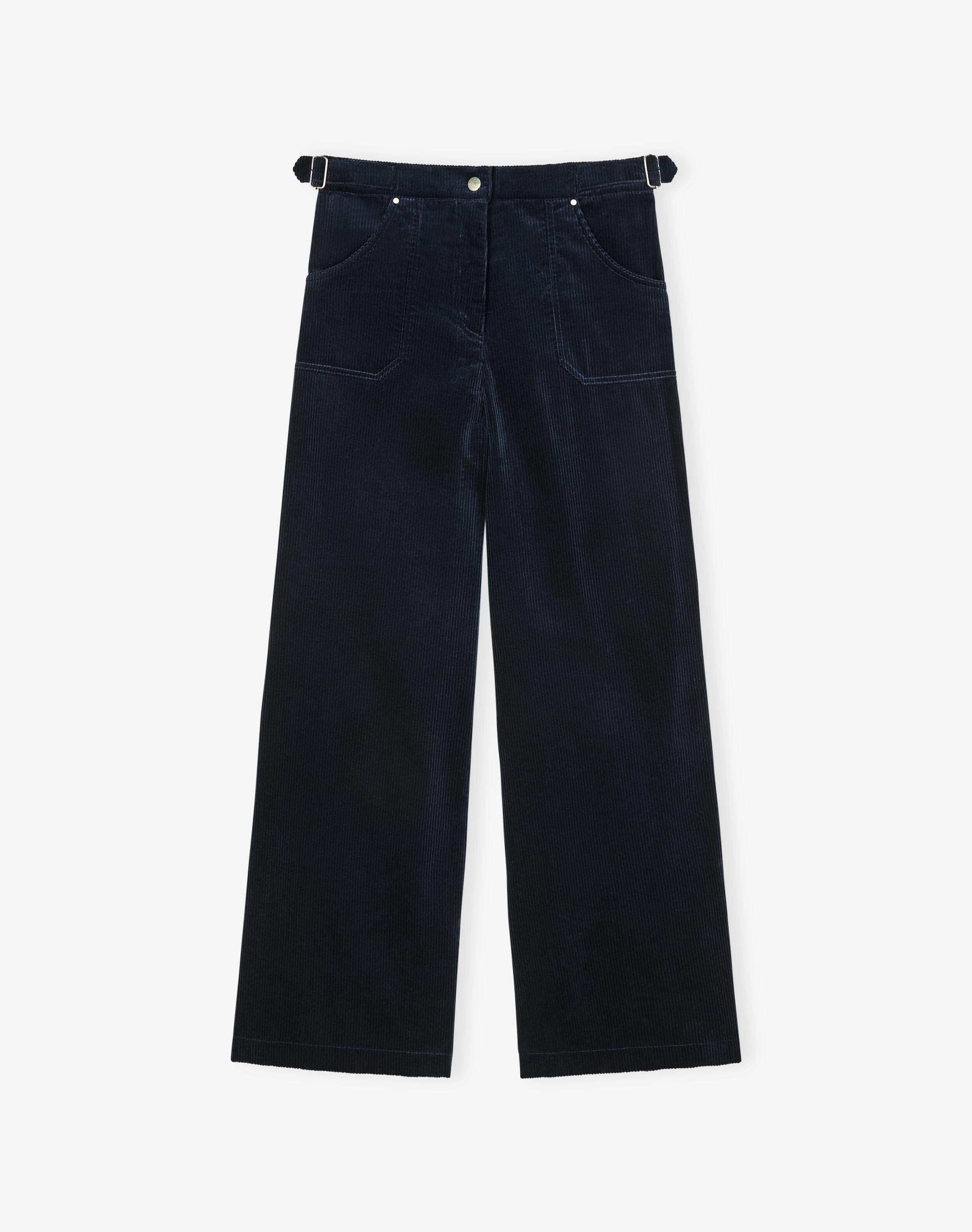 Corduroy Wide Leg Trousers
