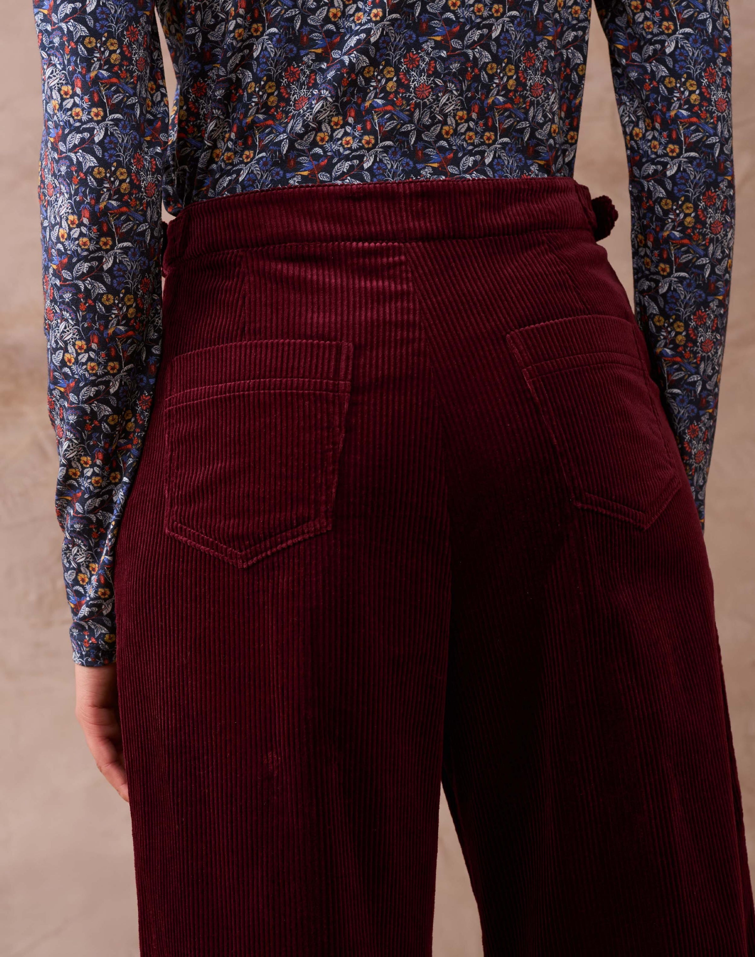 Corduroy Wide Leg Trousers