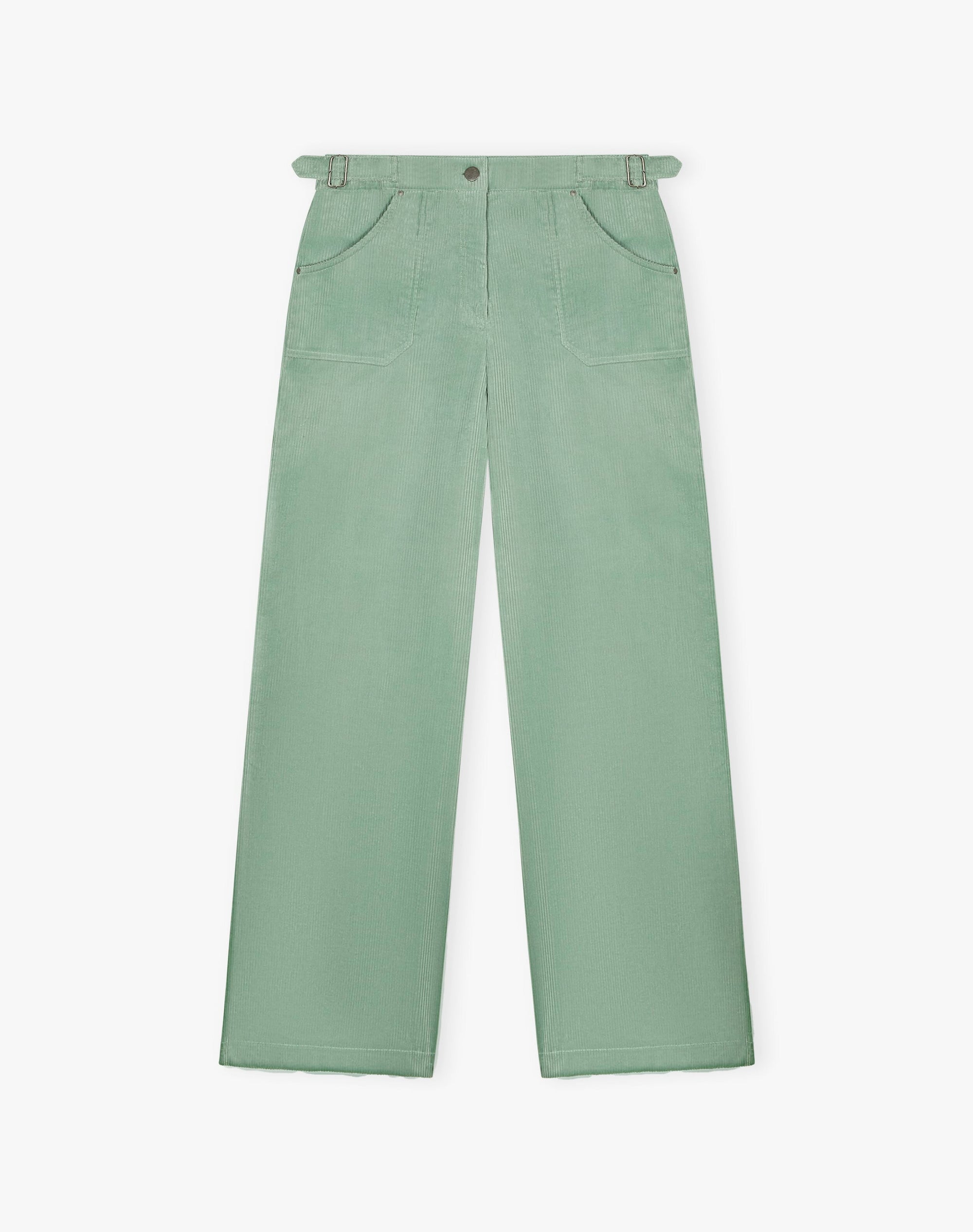 Corduroy Wide Leg Trousers
