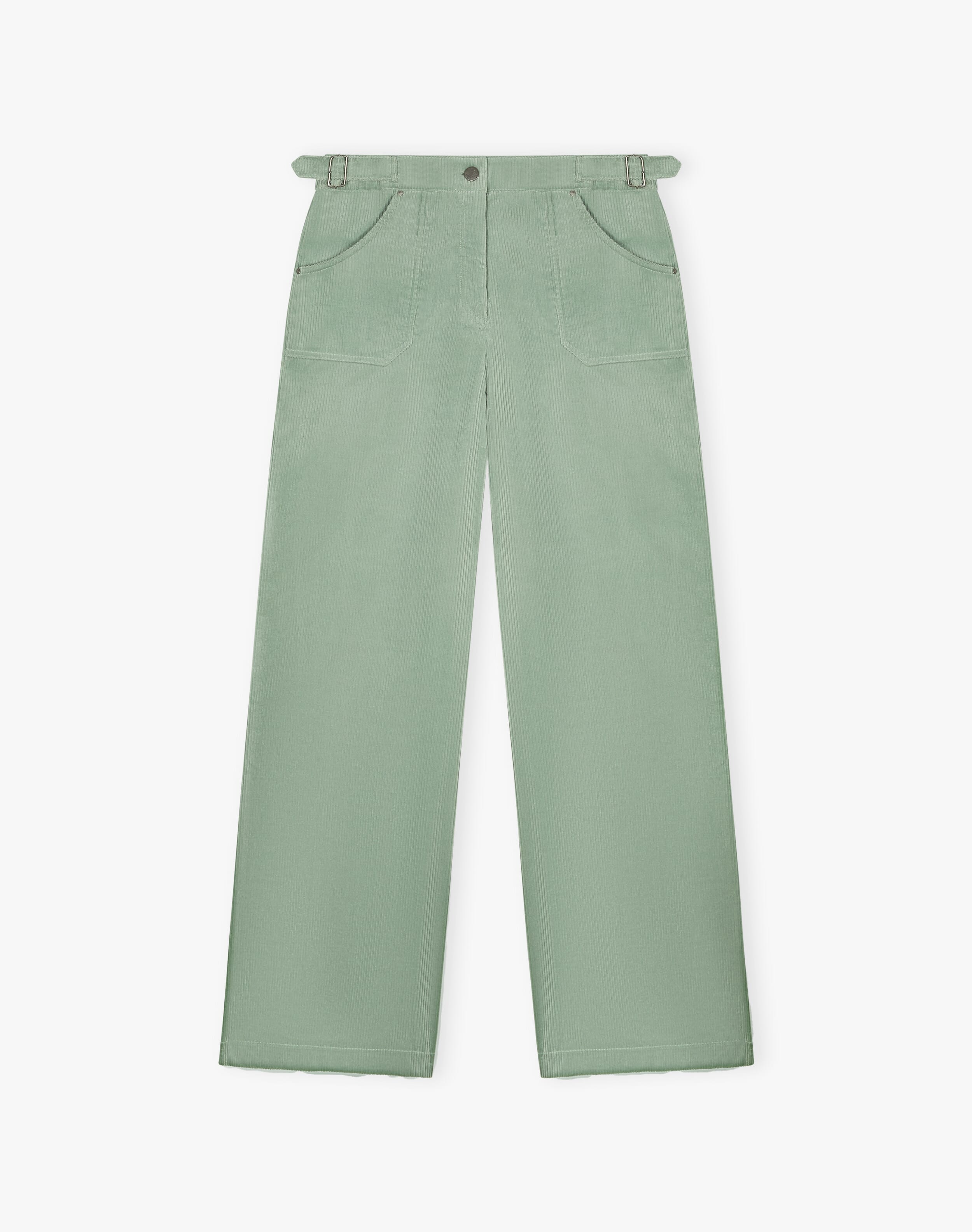 Corduroy Wide Leg Trousers