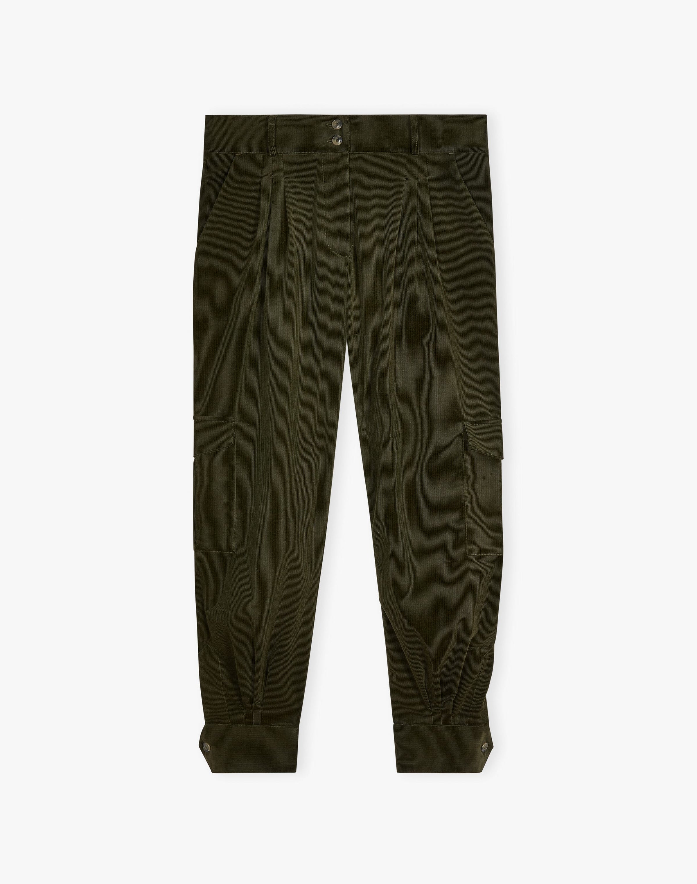 Needlecord Cargo Trousers