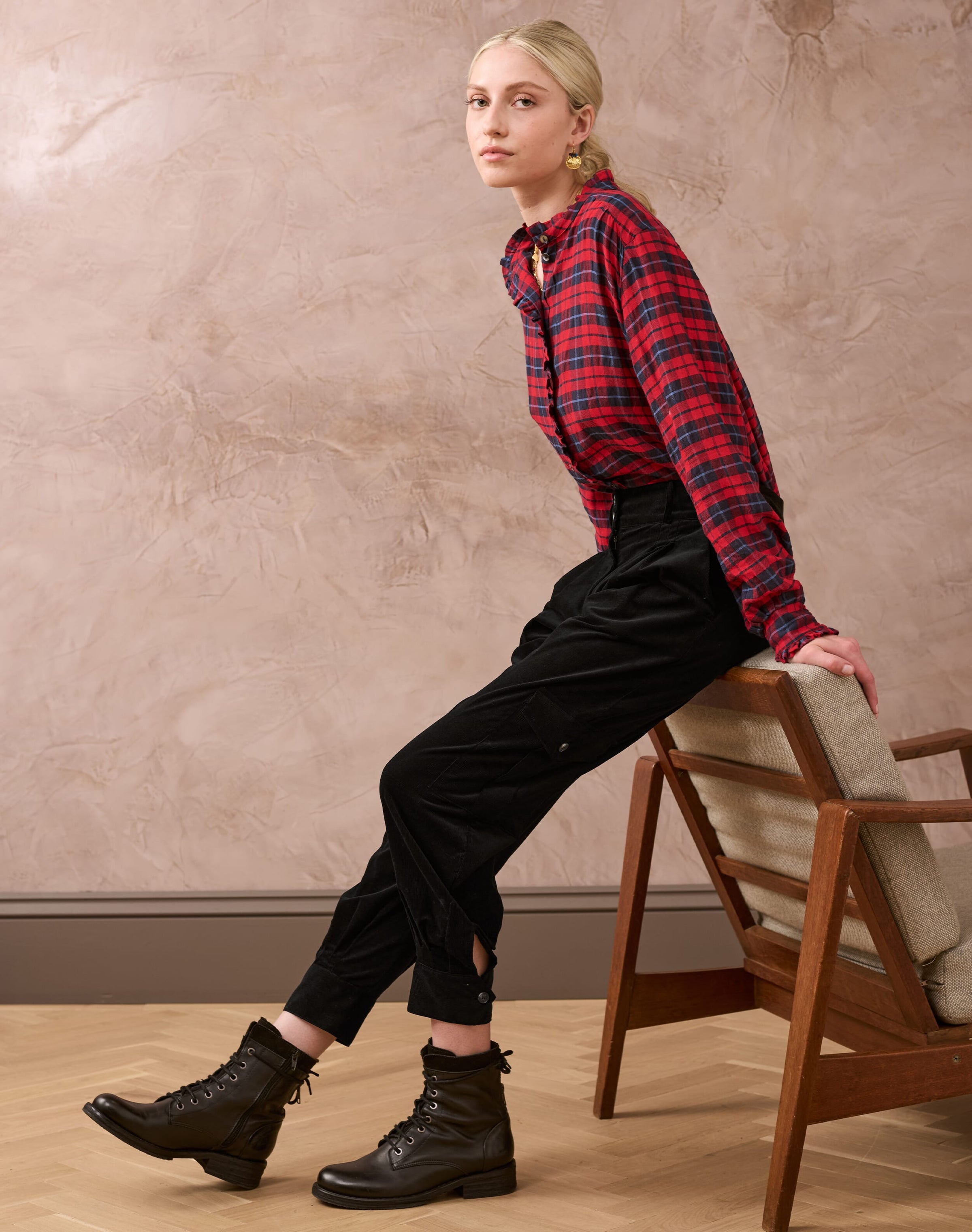 Needlecord Cargo Trousers