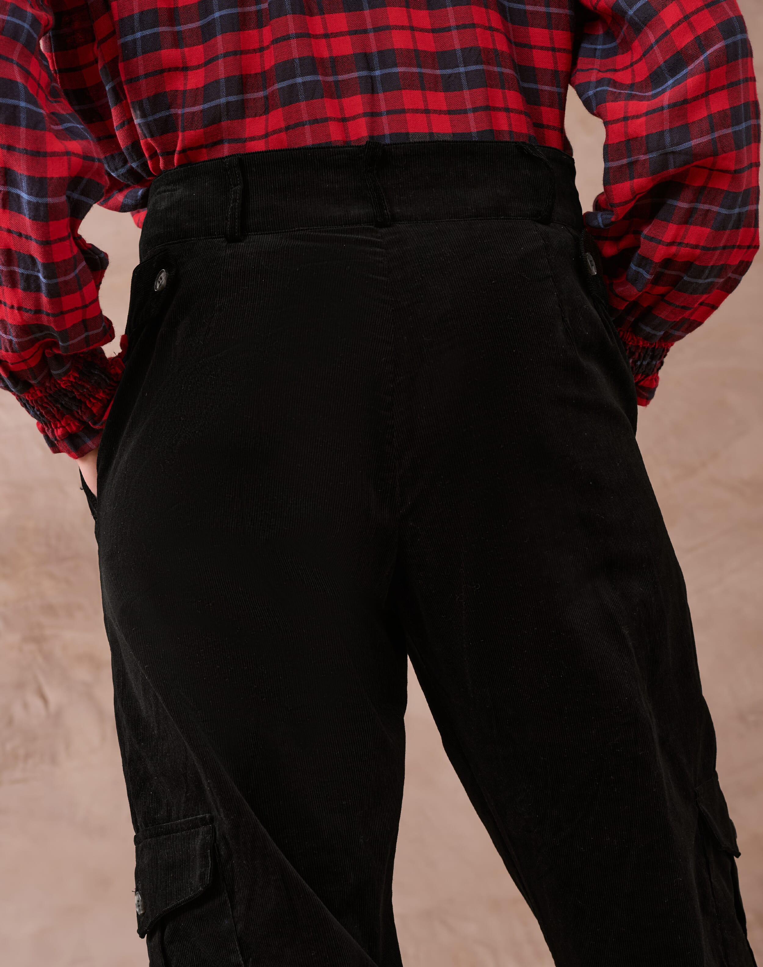Needlecord Cargo Trousers