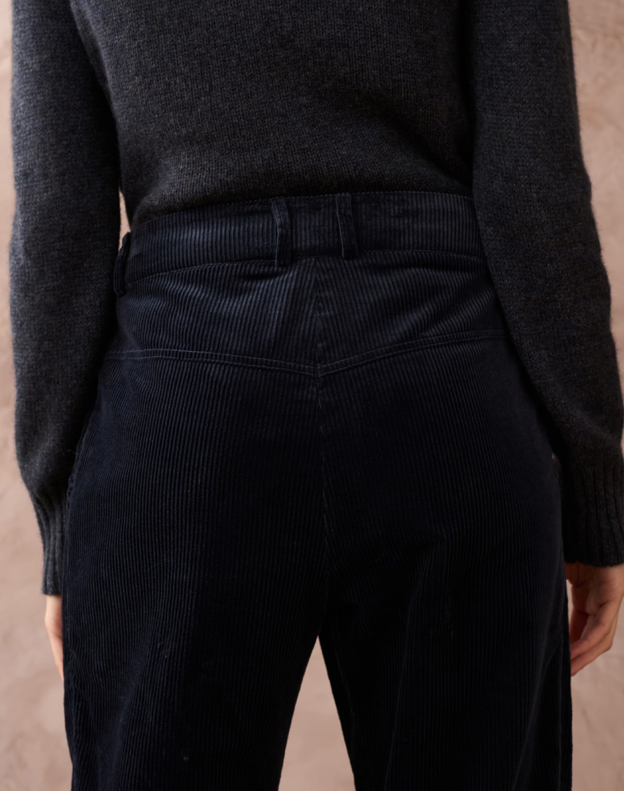 Corduroy Straight Leg Trousers