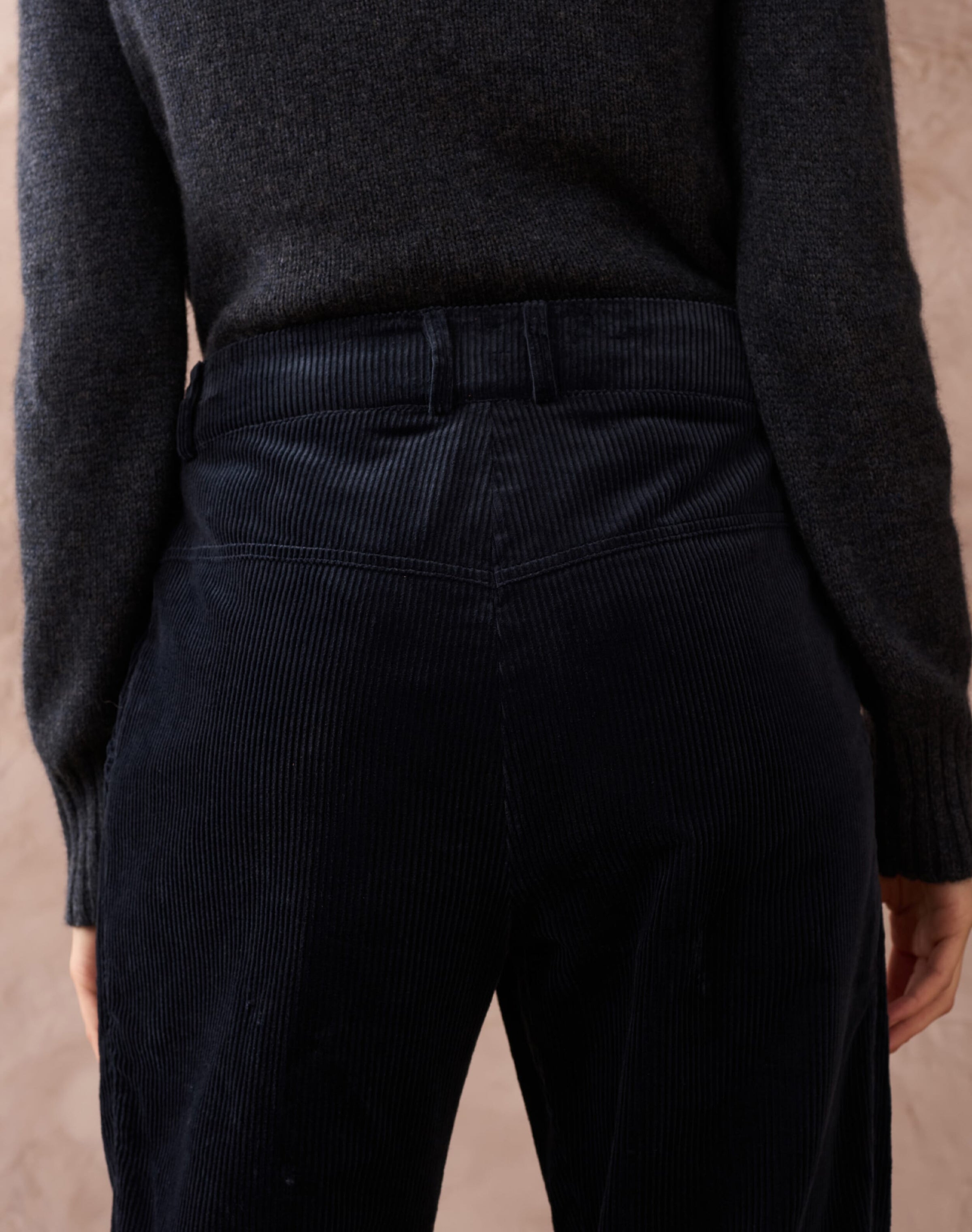 Corduroy Straight Leg Trousers