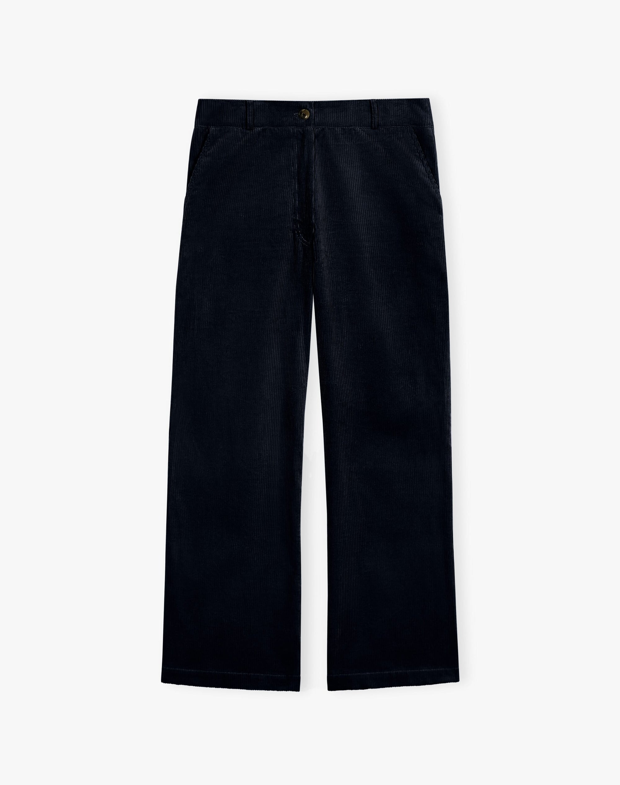 Corduroy Straight Leg Trousers