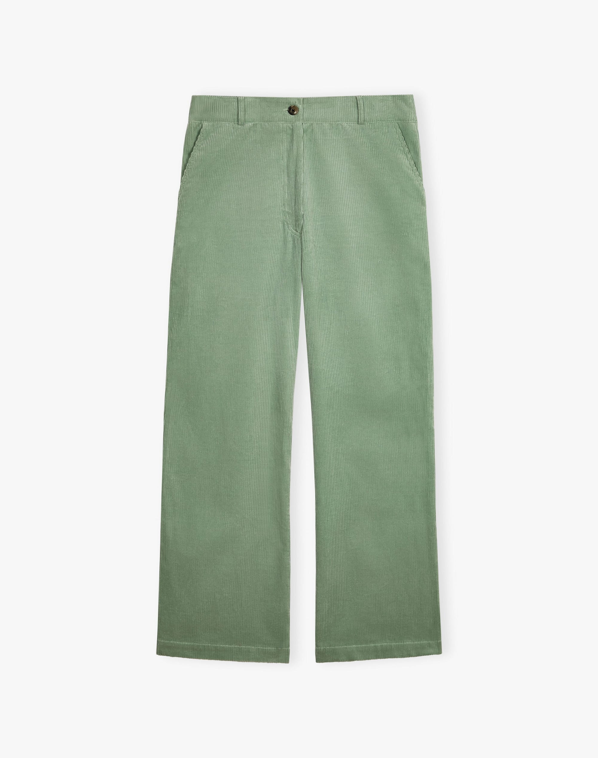 Corduroy Straight Leg Trousers