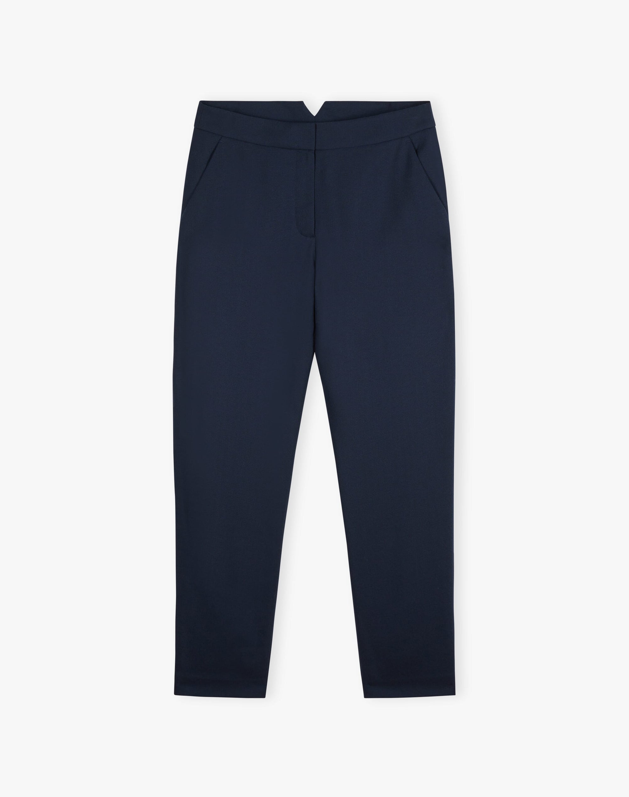 Wool Crepe Trousers