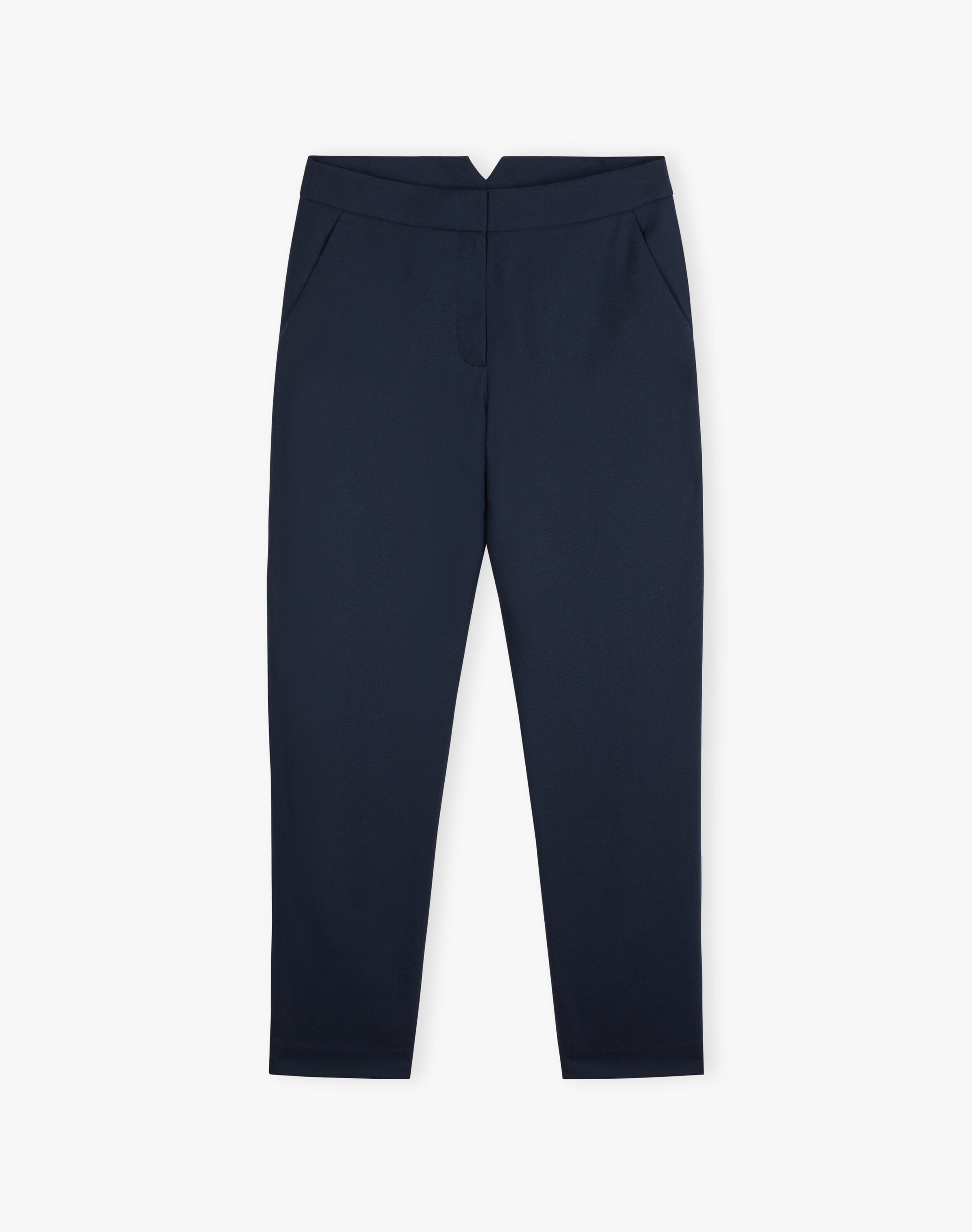 Wool Crepe Trousers