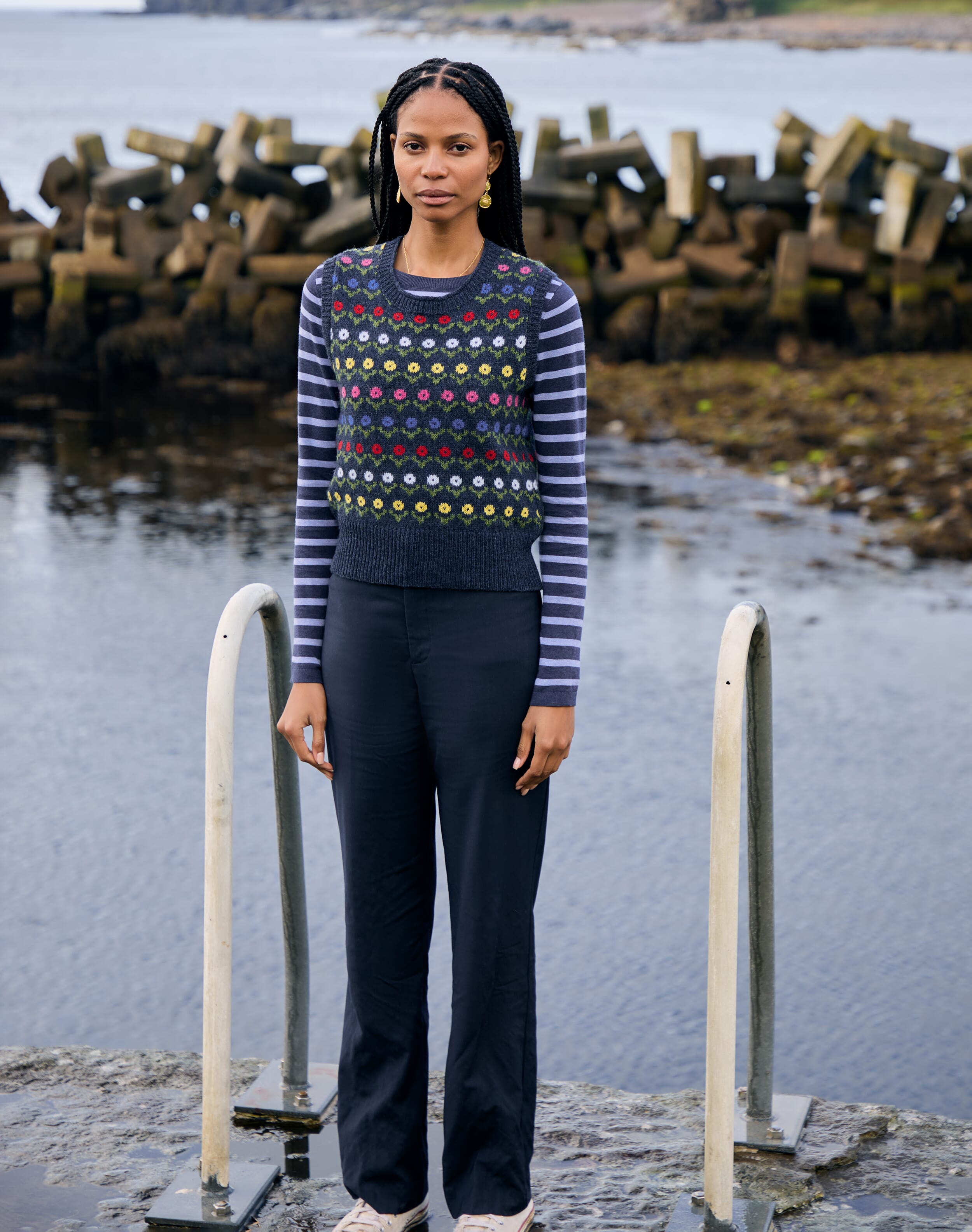 Tailored Straight Leg Trousers