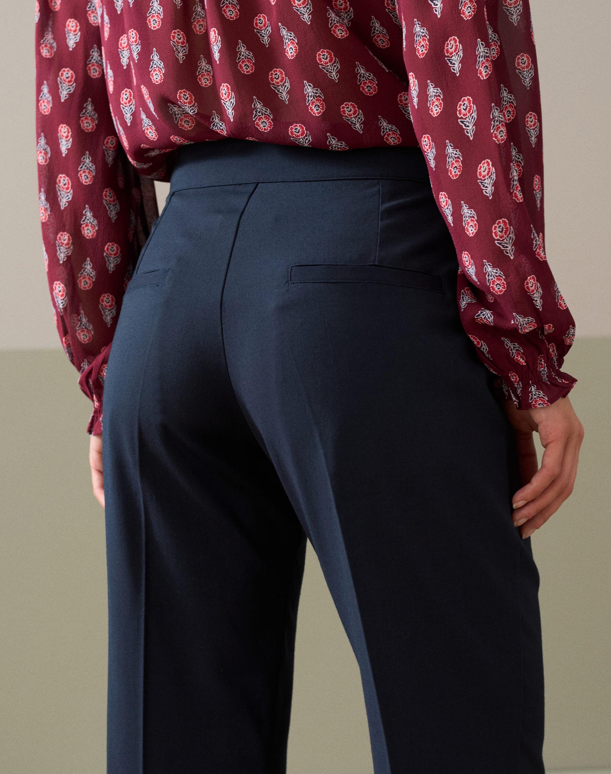 Tailored Straight Leg Trousers