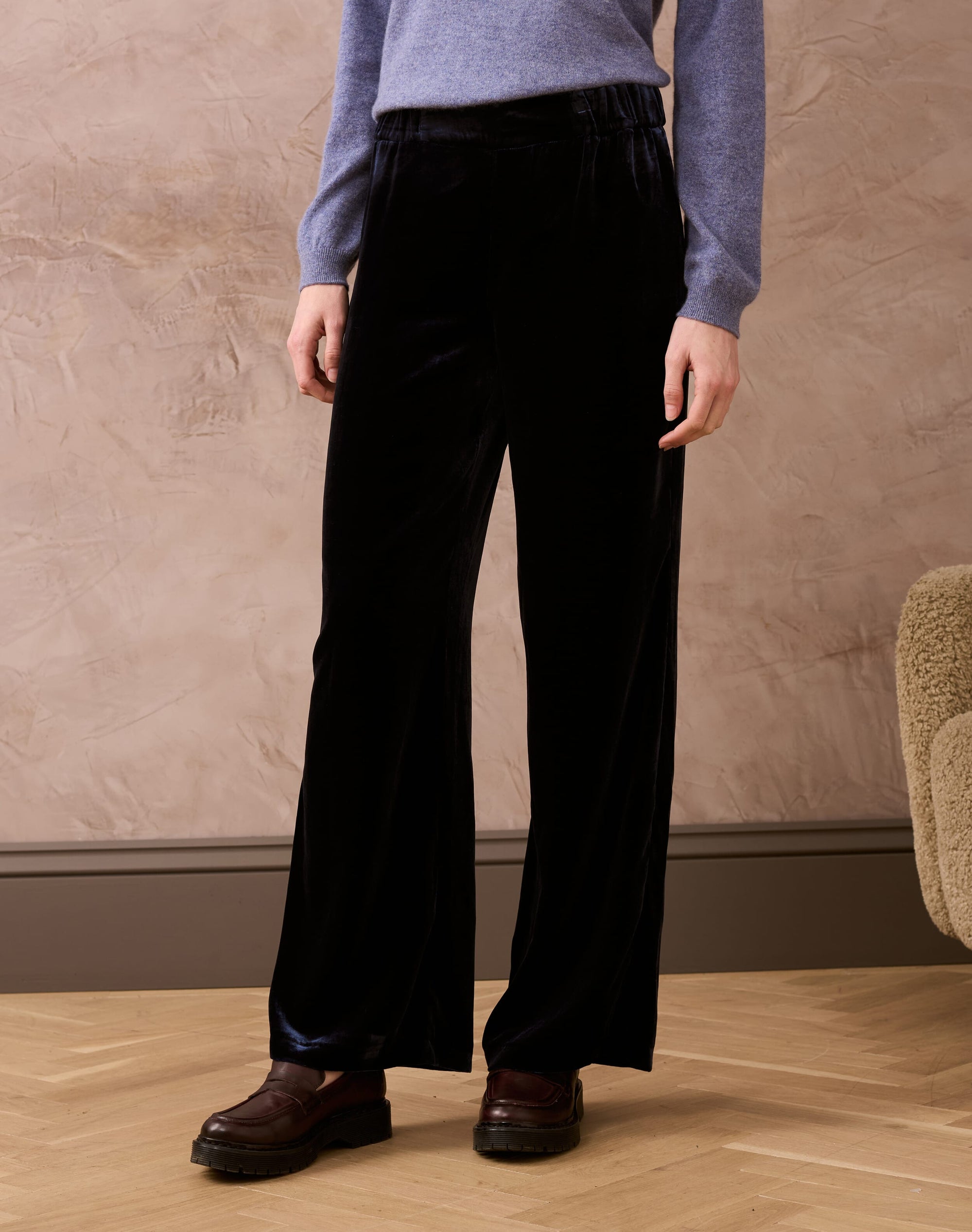 Silk Velvet Trousers