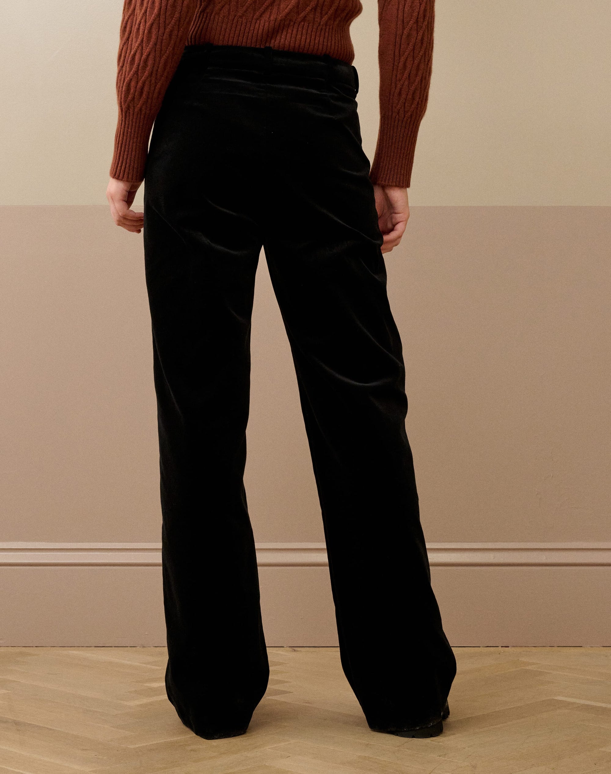 Cotton Velvet Trousers