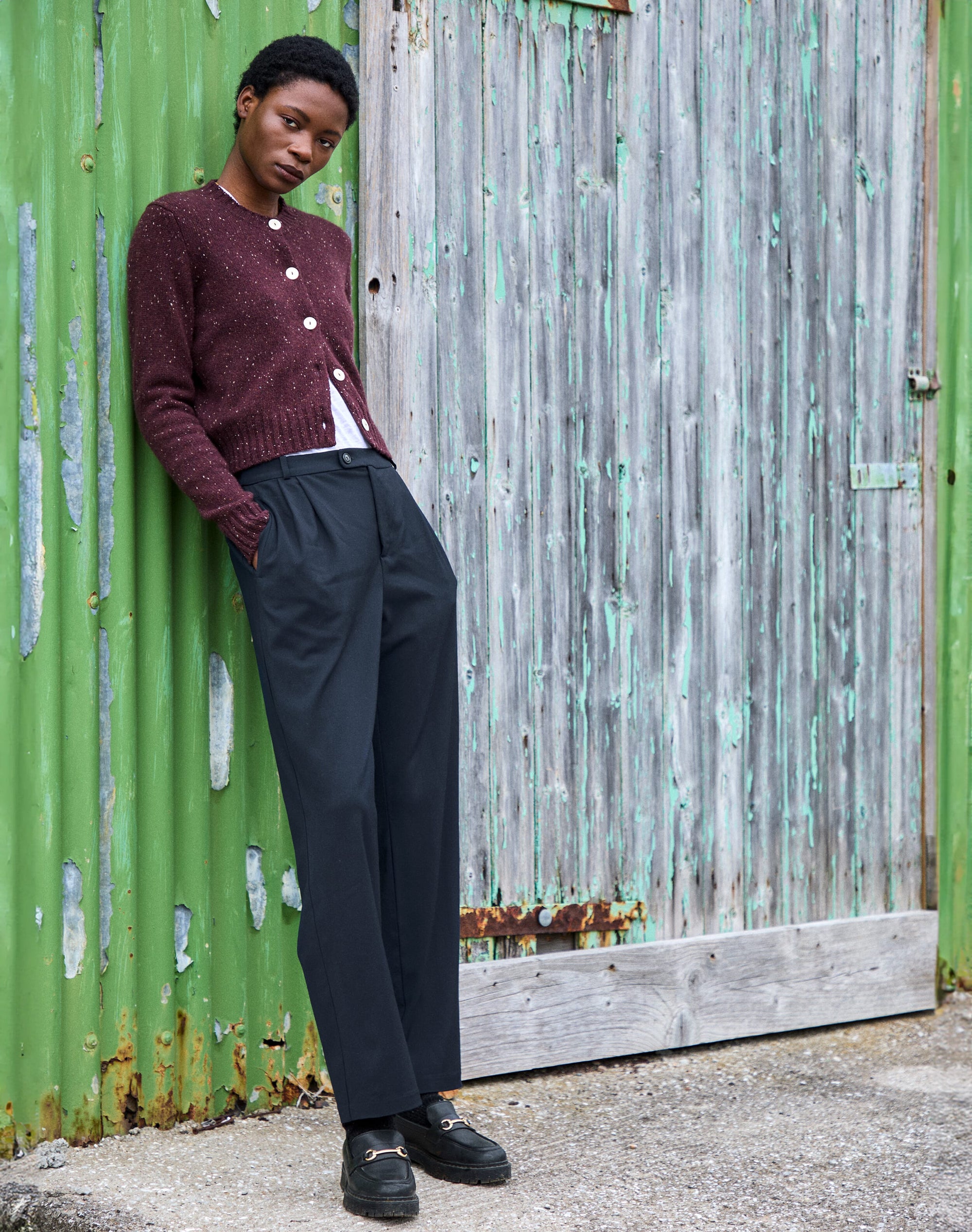 Tailored Boyfriend Trousers