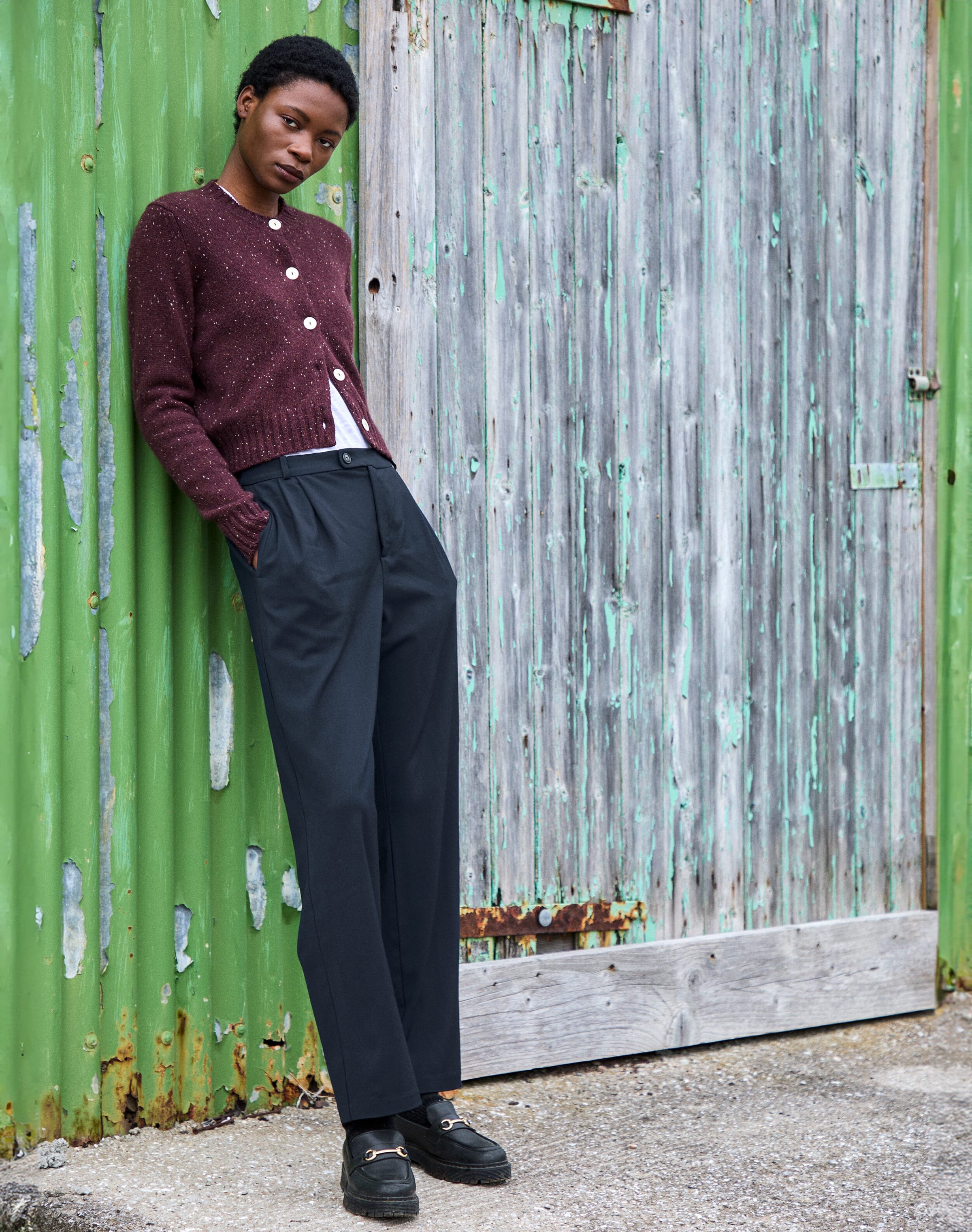 Tailored Boyfriend Trousers