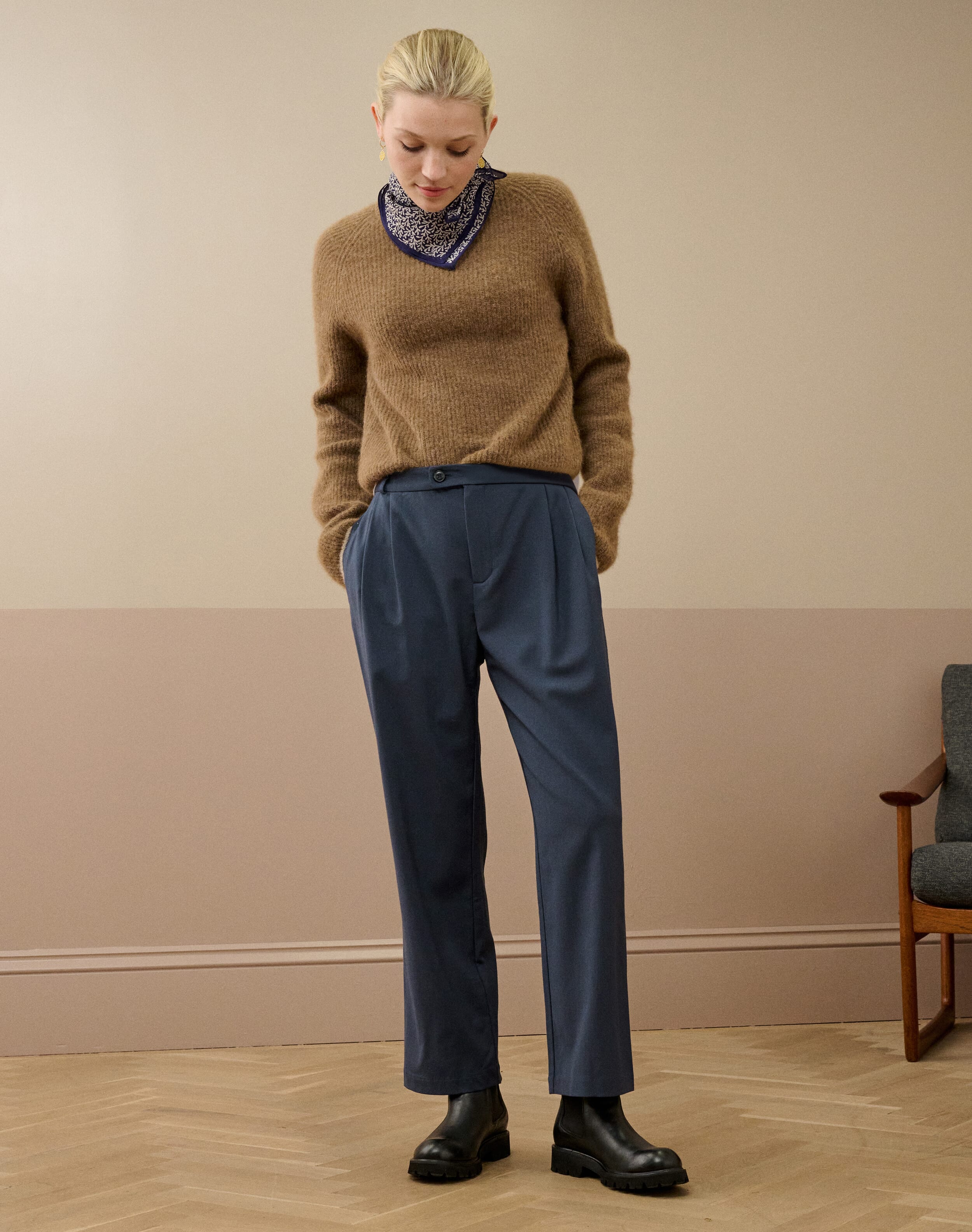 Tailored Boyfriend Trousers