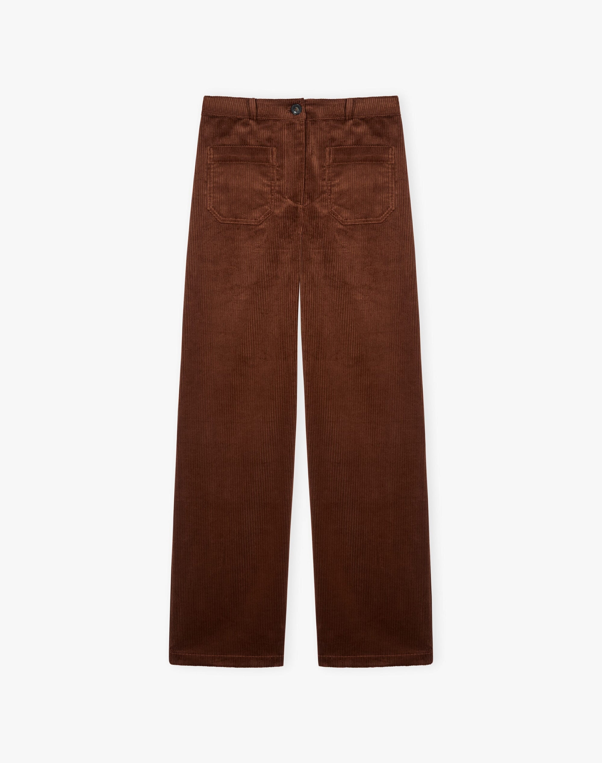 Organic Corduroy Wide Leg Trousers
