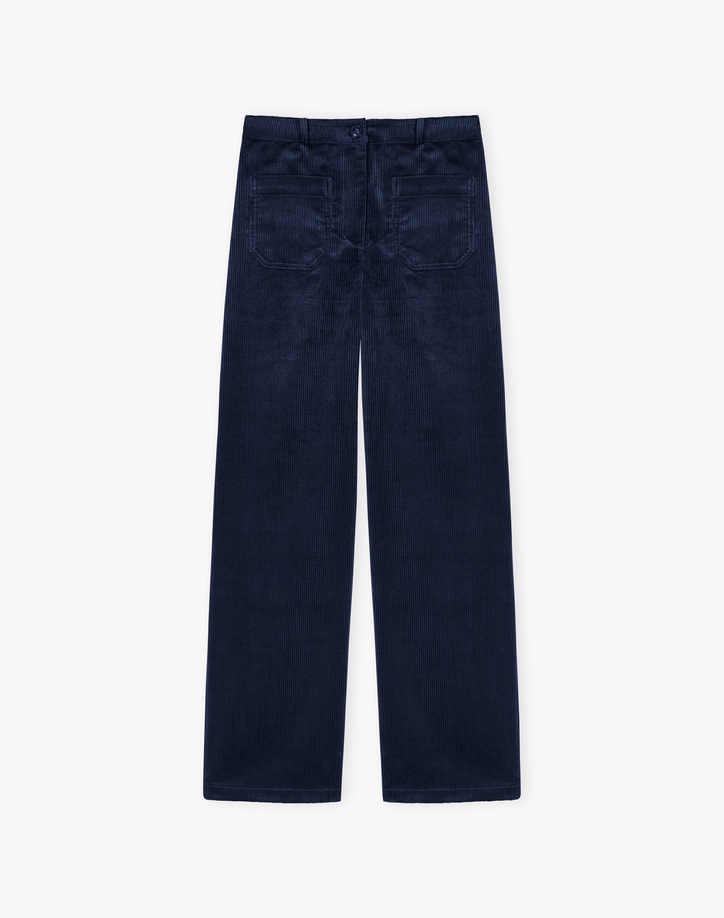 Organic Corduroy Wide Leg Trousers
