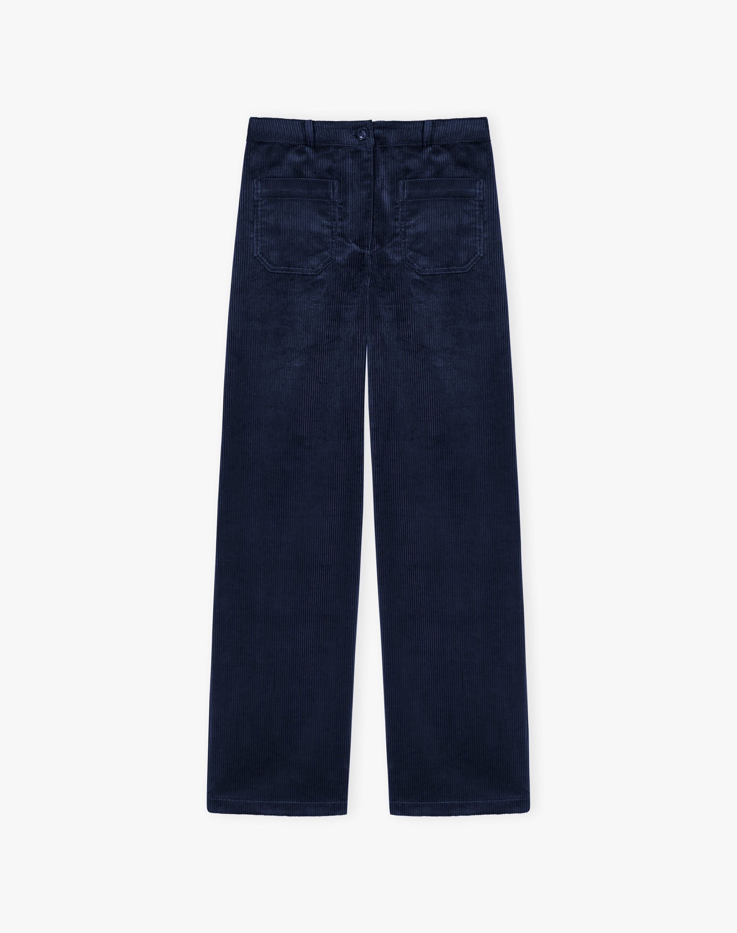 Organic Corduroy Wide Leg Trousers