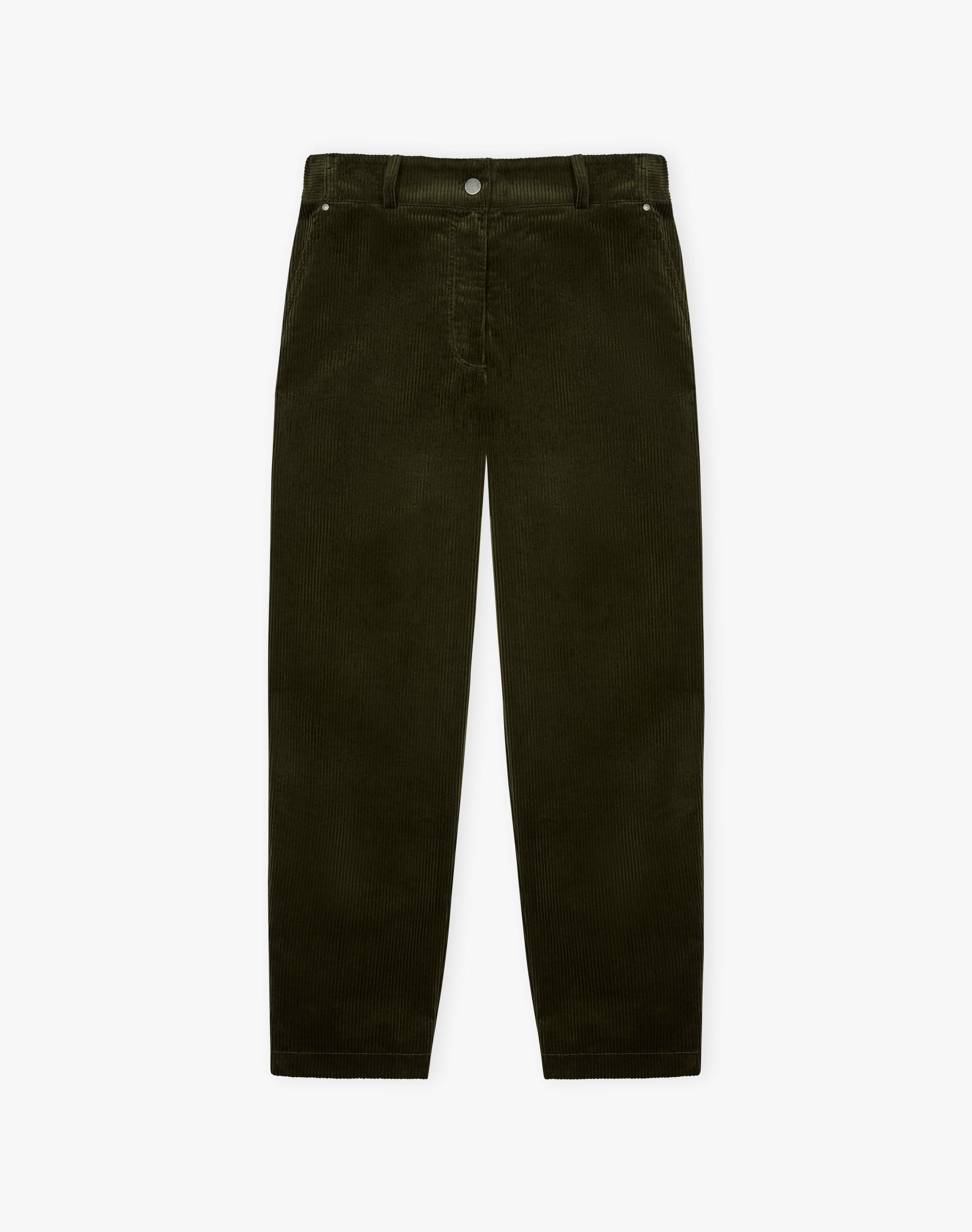 Organic Corduroy Tapered Leg Trousers