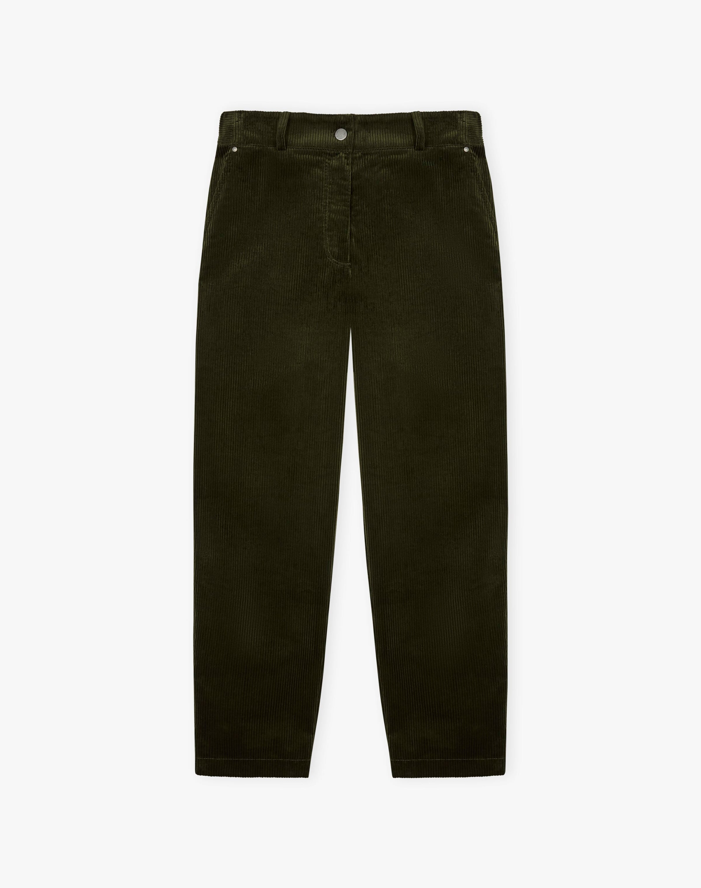 Organic Corduroy Tapered Leg Trousers