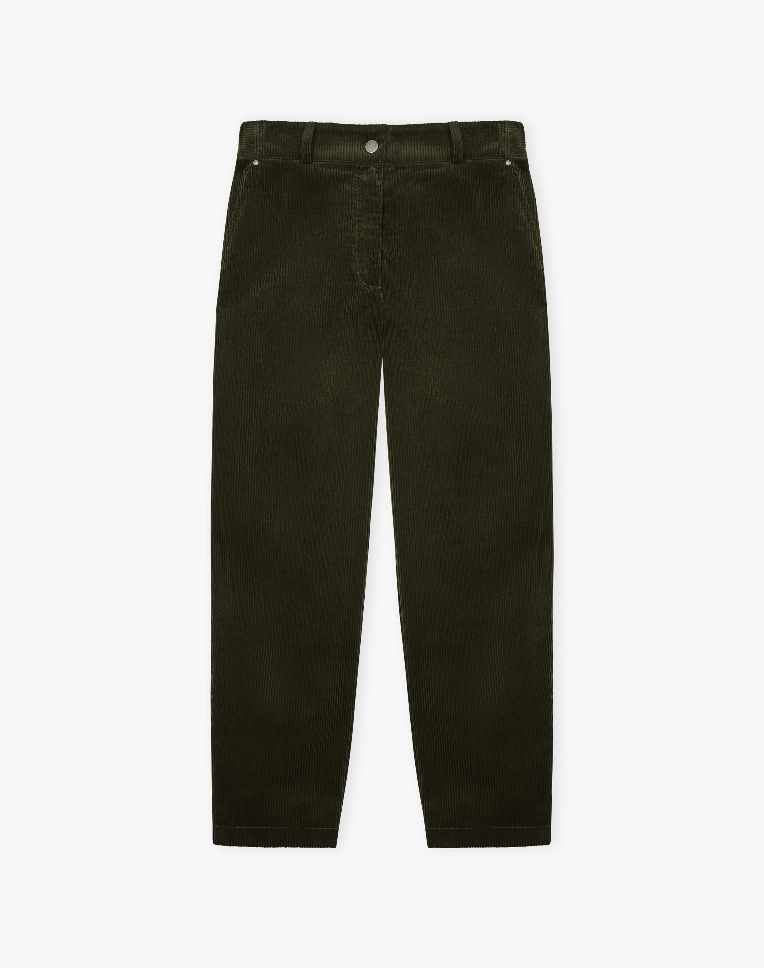 Organic Corduroy Tapered Leg Trousers