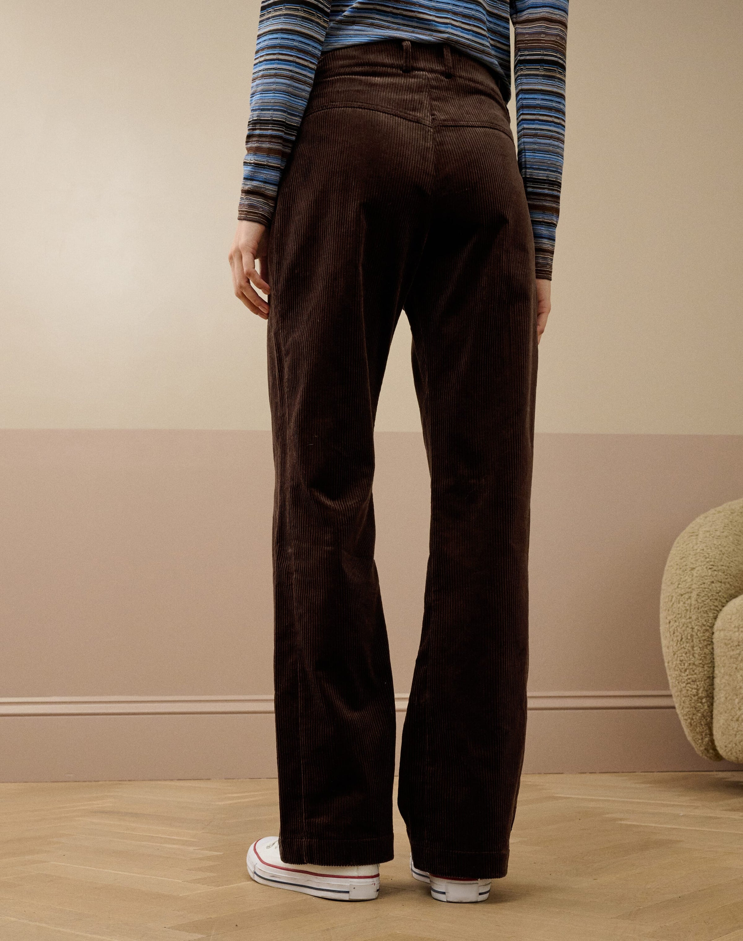 Organic Corduroy Straight Leg Trousers