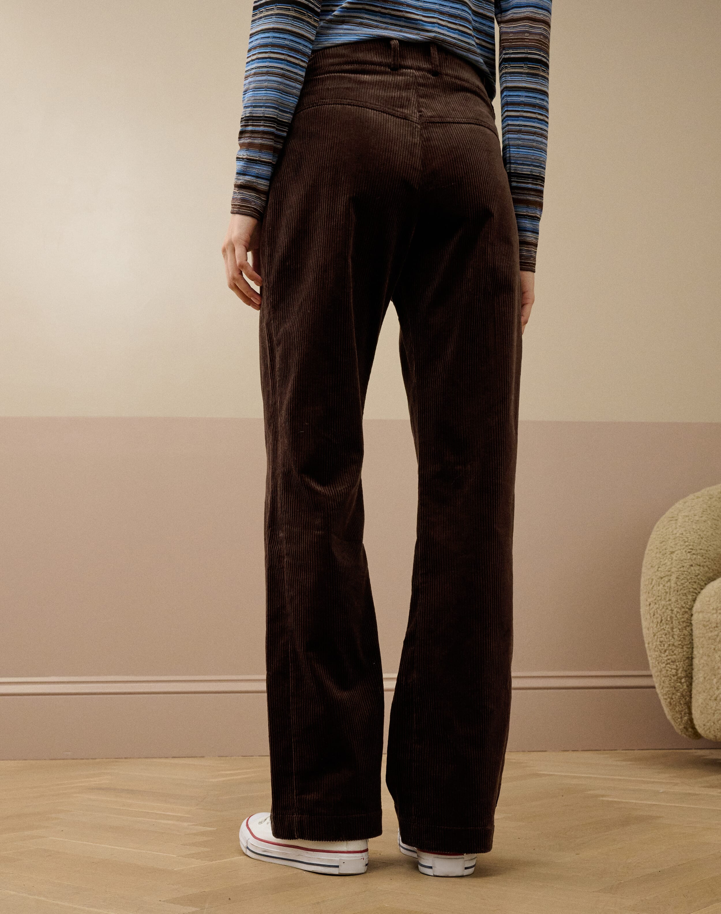 Organic Corduroy Straight Leg Trousers