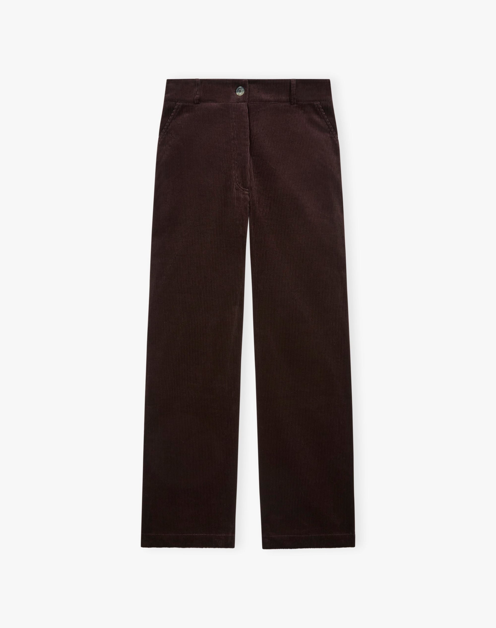 Organic Corduroy Straight Leg Trousers