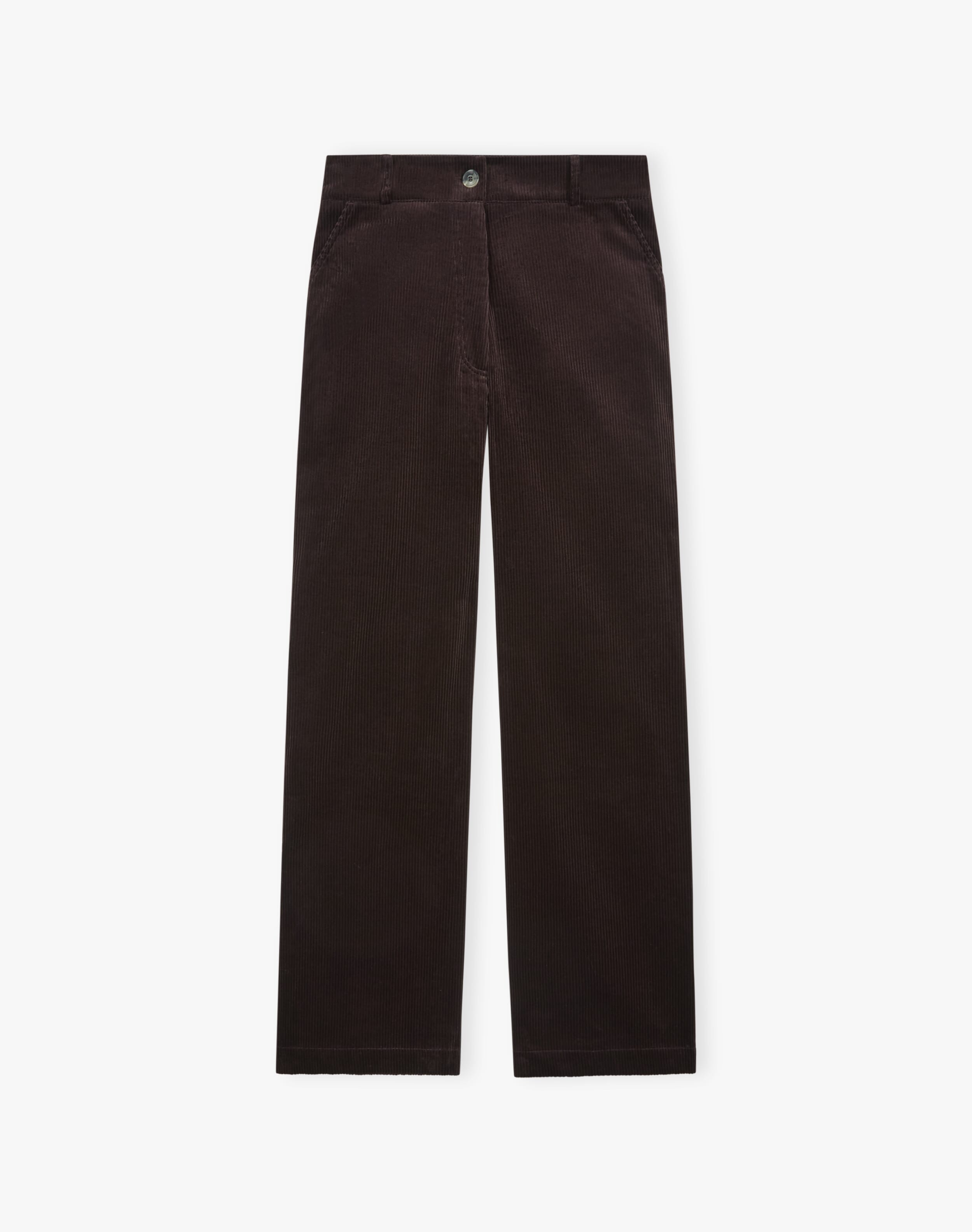 Organic Corduroy Straight Leg Trousers