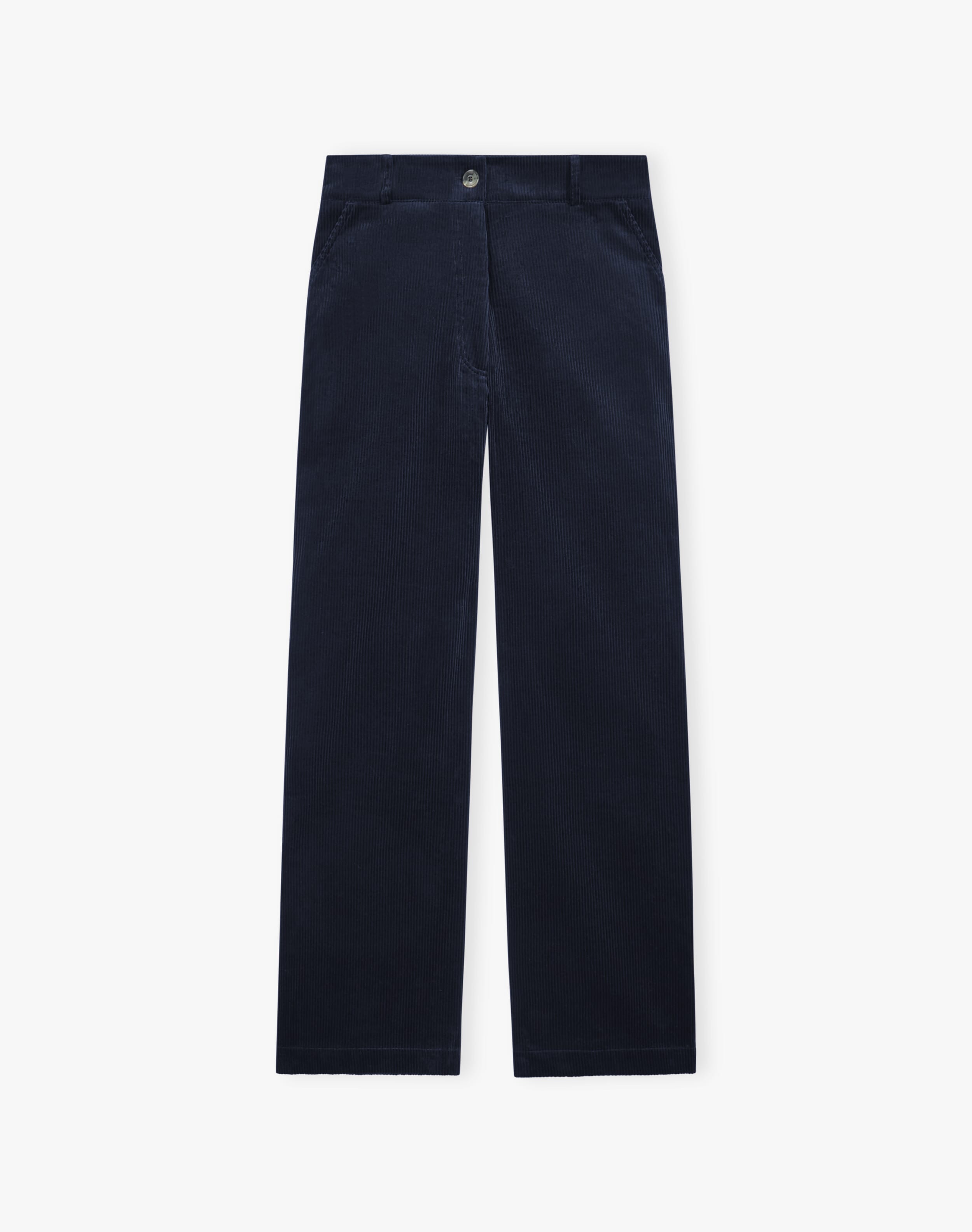 Organic Corduroy Straight Leg Trousers