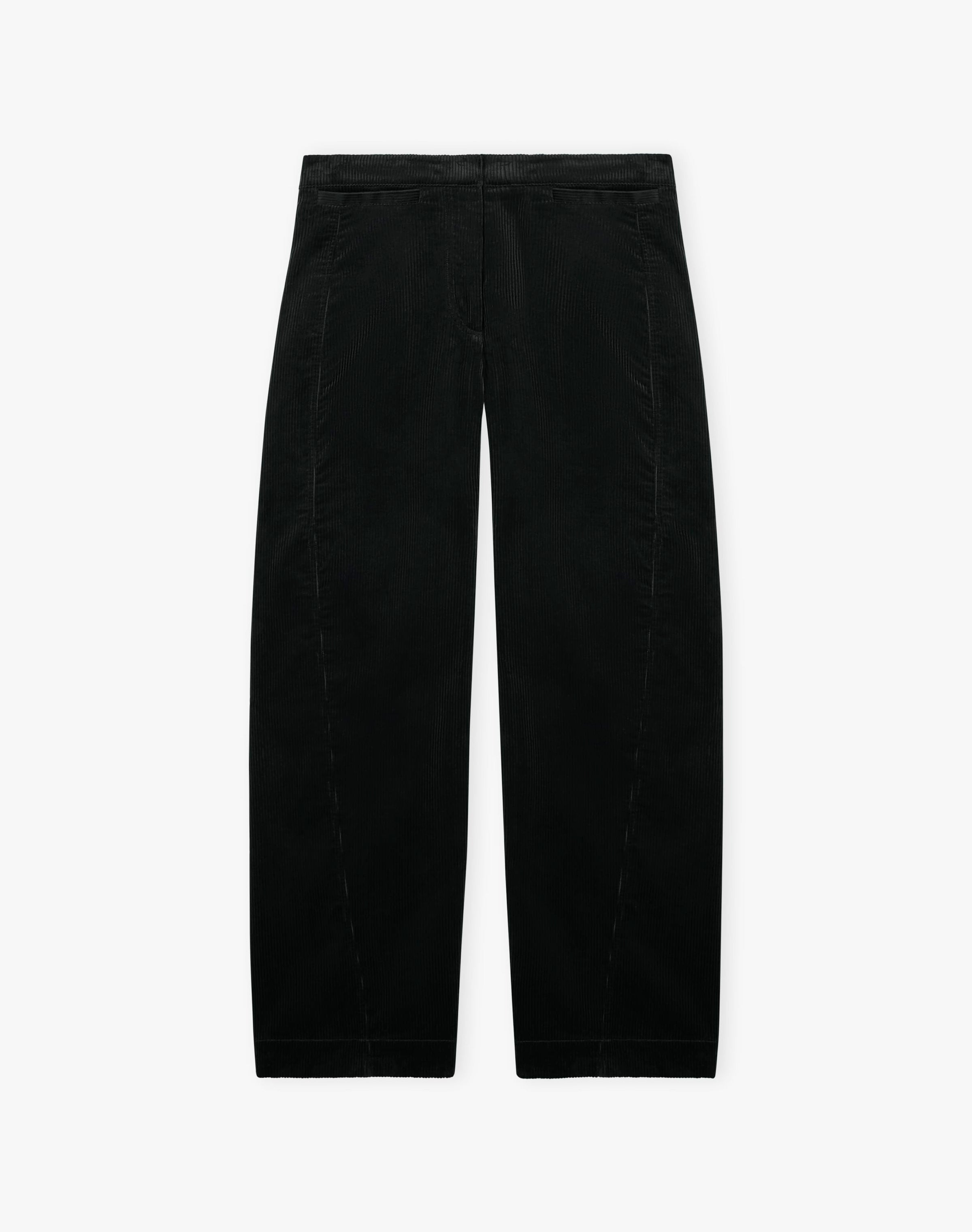 Organic Corduroy Barrel Leg Trousers