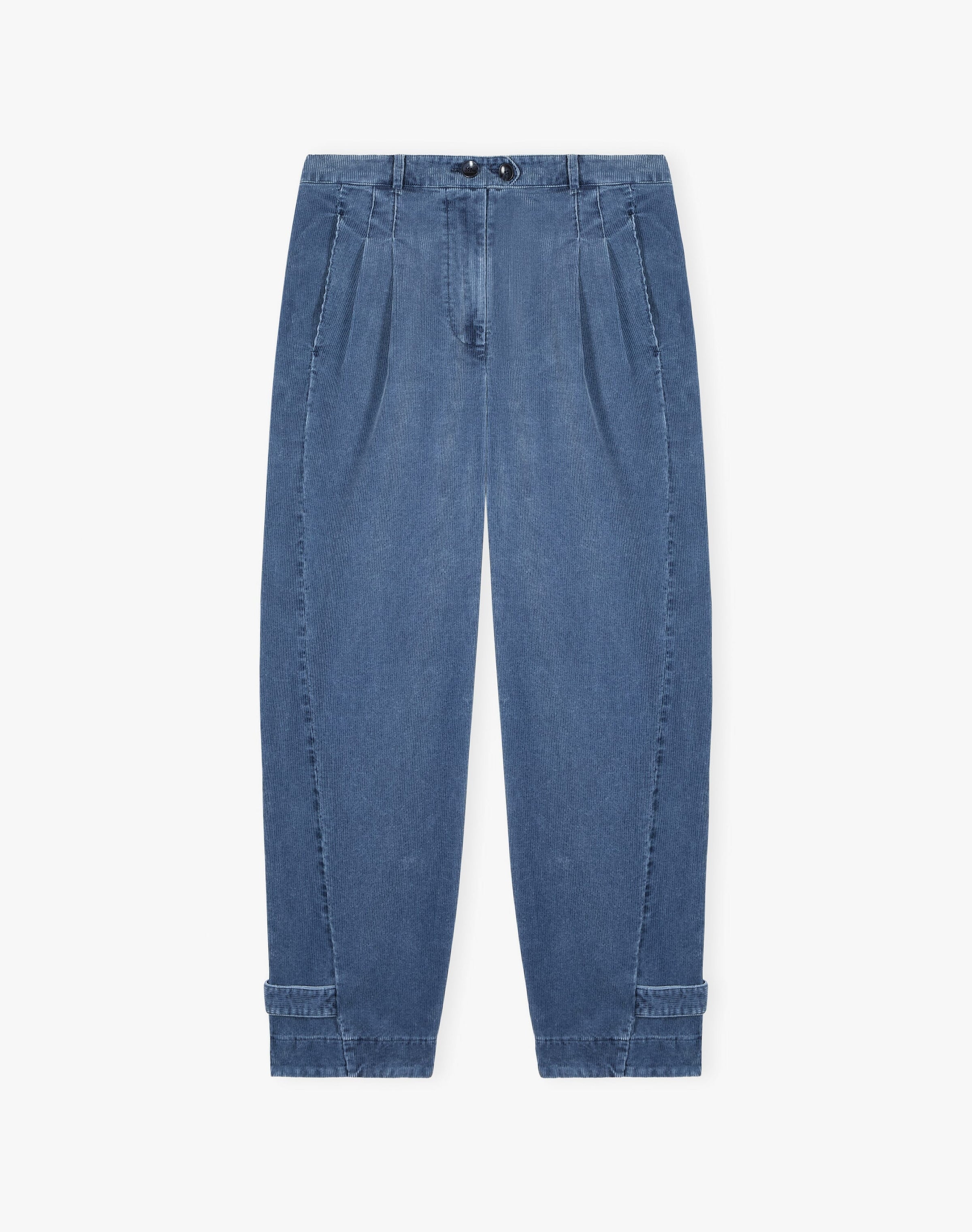 Laundered Organic Cord Cargo Trousers