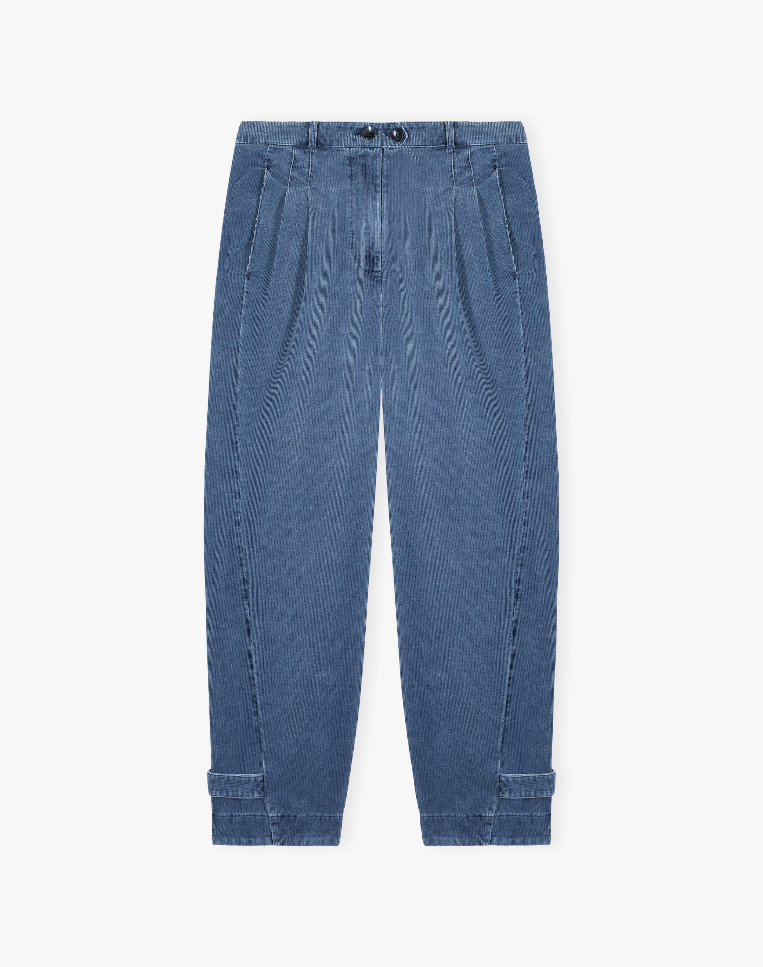 Laundered Organic Cord Cargo Trousers