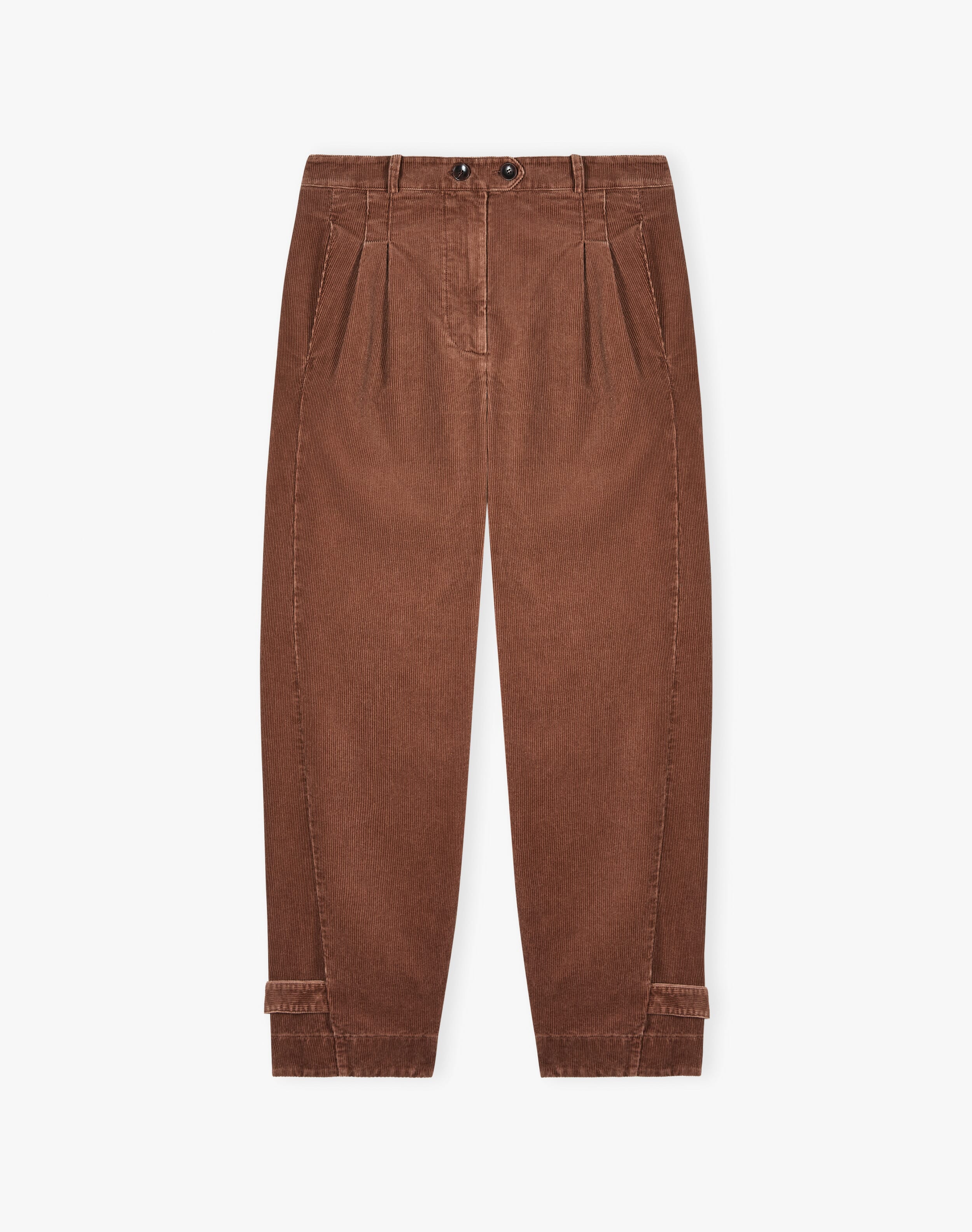 Laundered Organic Cord Cargo Trousers