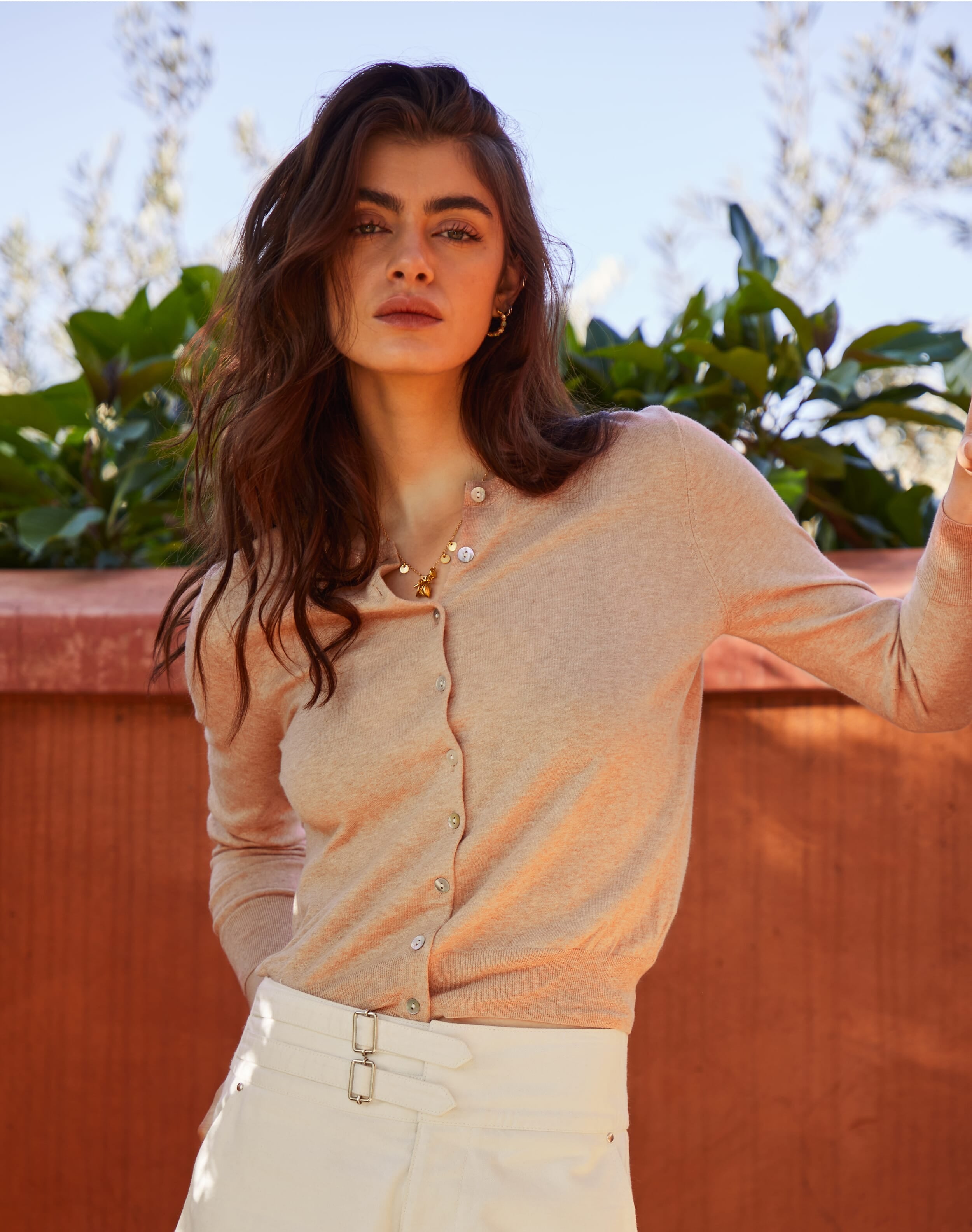 Cotton Knit Cardigan