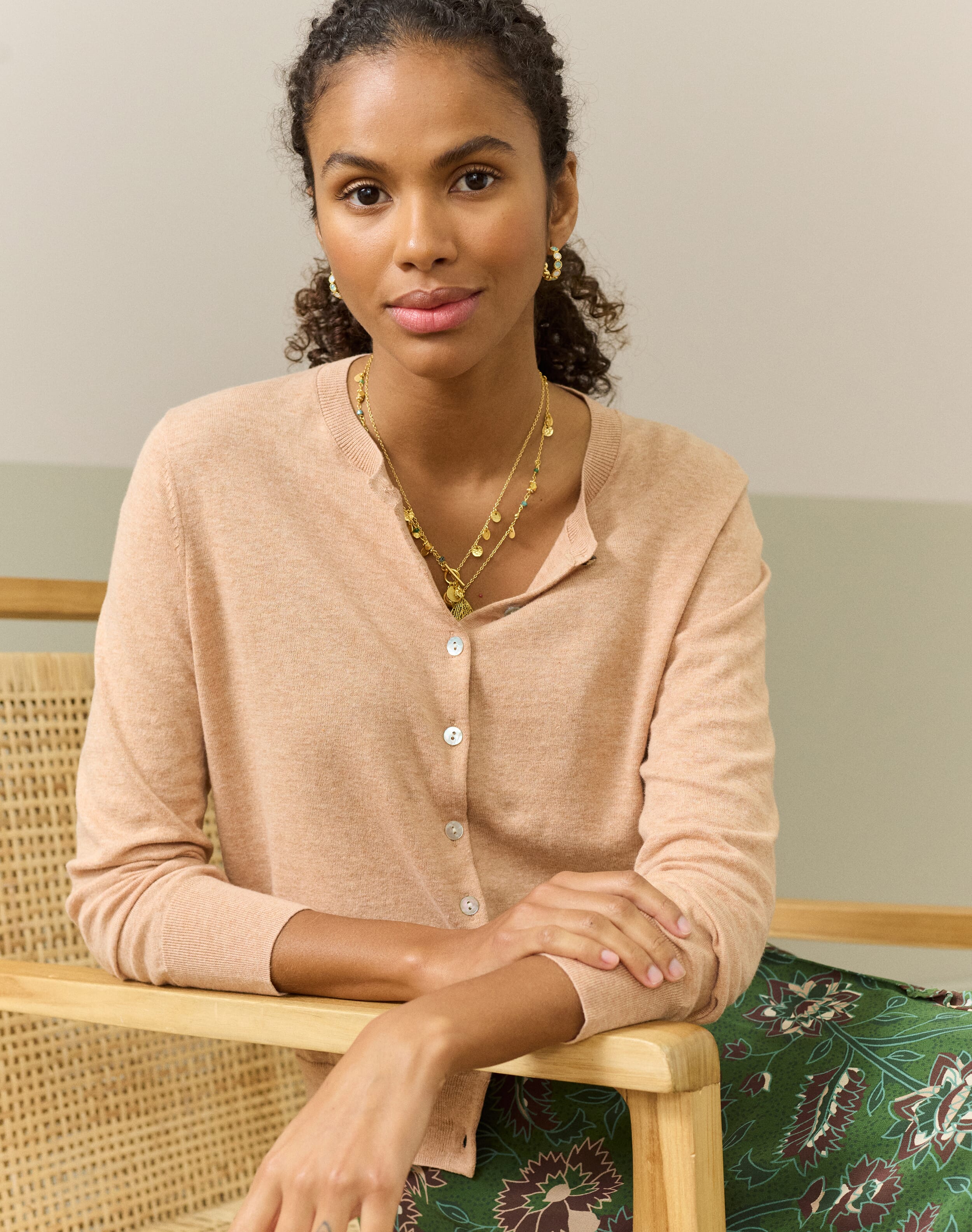 Cotton Knit Cardigan